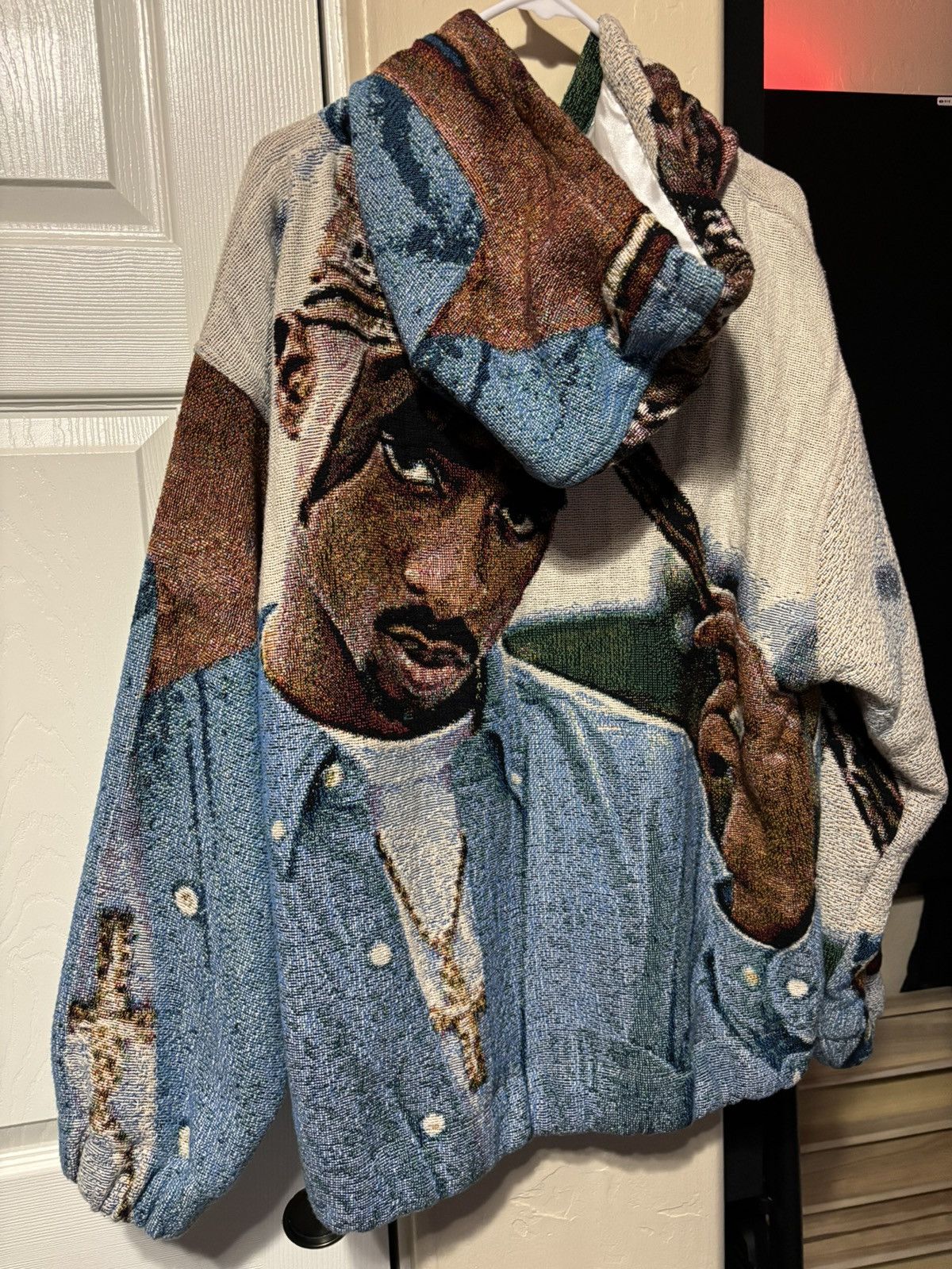 Other Noname1of1 Woven Tupac hoodie Sz M Size US M / EU 48-50 / 2 - 2 Thumbnail