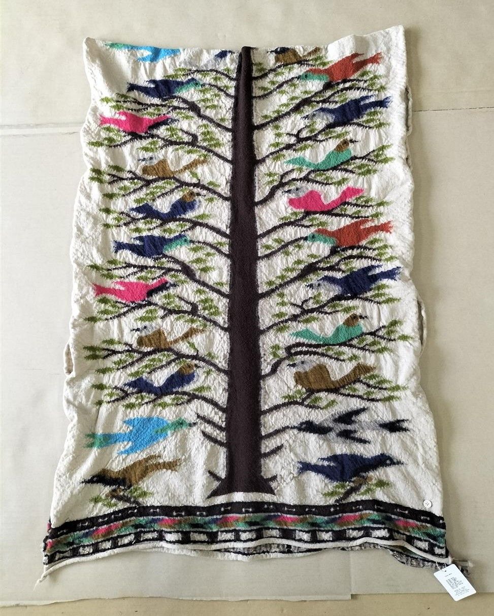 Kapital KAPITAL FELTED WOOL BIRD TREE MUFFLER KINARI OS NEW W/ TAGS Size ONE SIZE - 1 Thumbnail