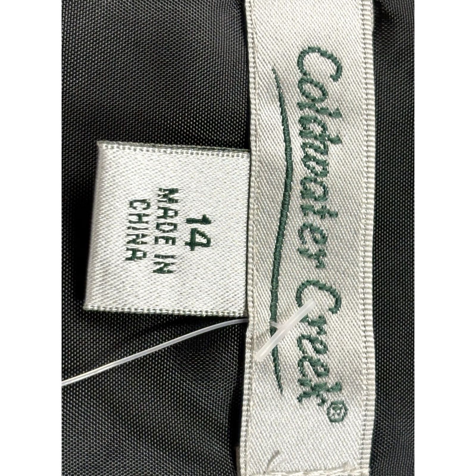 Coldwater Creek VINTAGE? No — Coldwater Creek Sheath Dress Womens 14 Black Cocktail Lined Knee Length Party/Cocktail Business Classic Capsule 14 Womens Black Lace? Size XL / US 12-14 / IT 48-50 - 6 Thumbnail