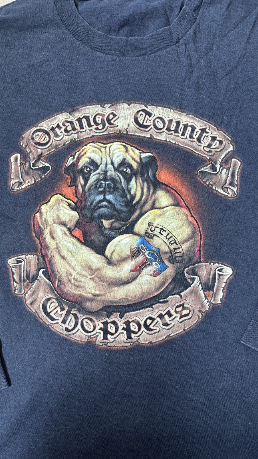 Vintage VINTAGE ORANGE COUNTRY CHOPPER TEE Size US L / EU 52-54 / 3 - 2 Thumbnail