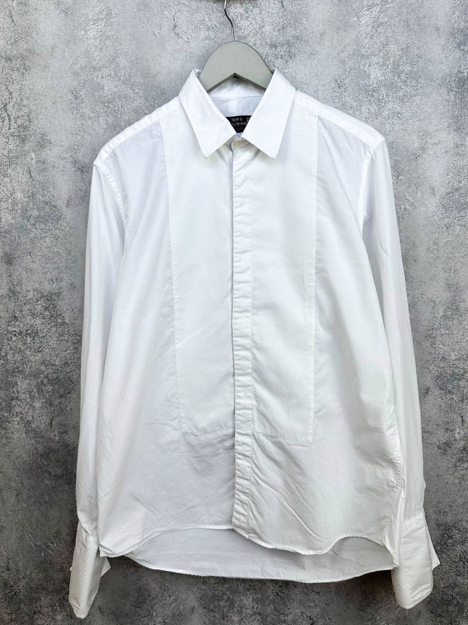 bergamo new york dress shirt Bergamo New York Mens Periwinkle Blue Long Sleeve Dress Shirt Med 15-15.5  32/33