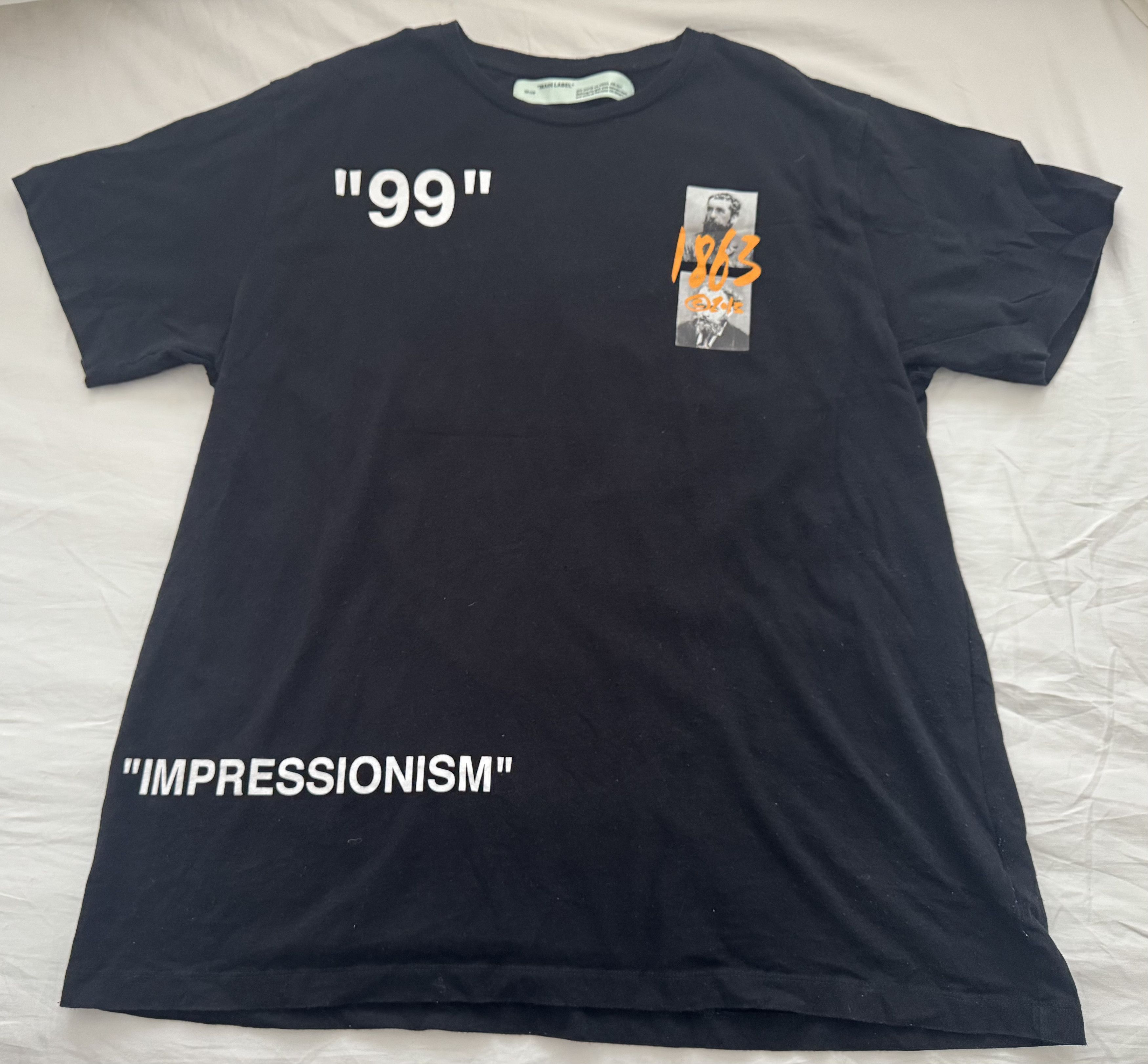 Off-White Off-White Impressionism Black 1863 T-Shirt 