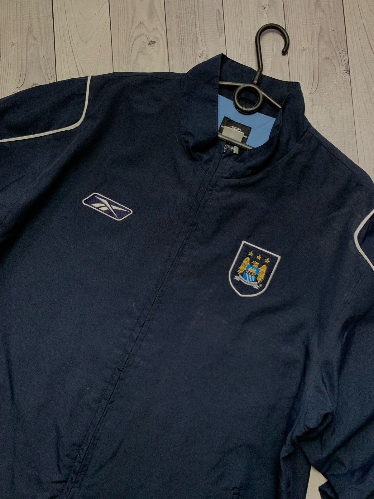 Reebok × Vintage Manchester City Reebok vintage track jacket Size XL Size US XL / EU 56 / 4 - 2 Thumbnail