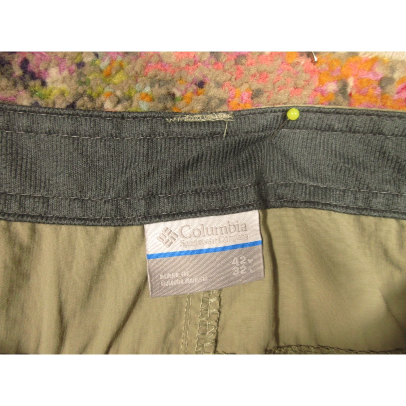 Vintage Columbia Convertible Cargo Pants Mens 42x32 Nylon Omni-Shade Lightweight Casual Travel Cargo Pocket Beige Solid Regular Mens Size US 42 / EU 58 - 3 Thumbnail