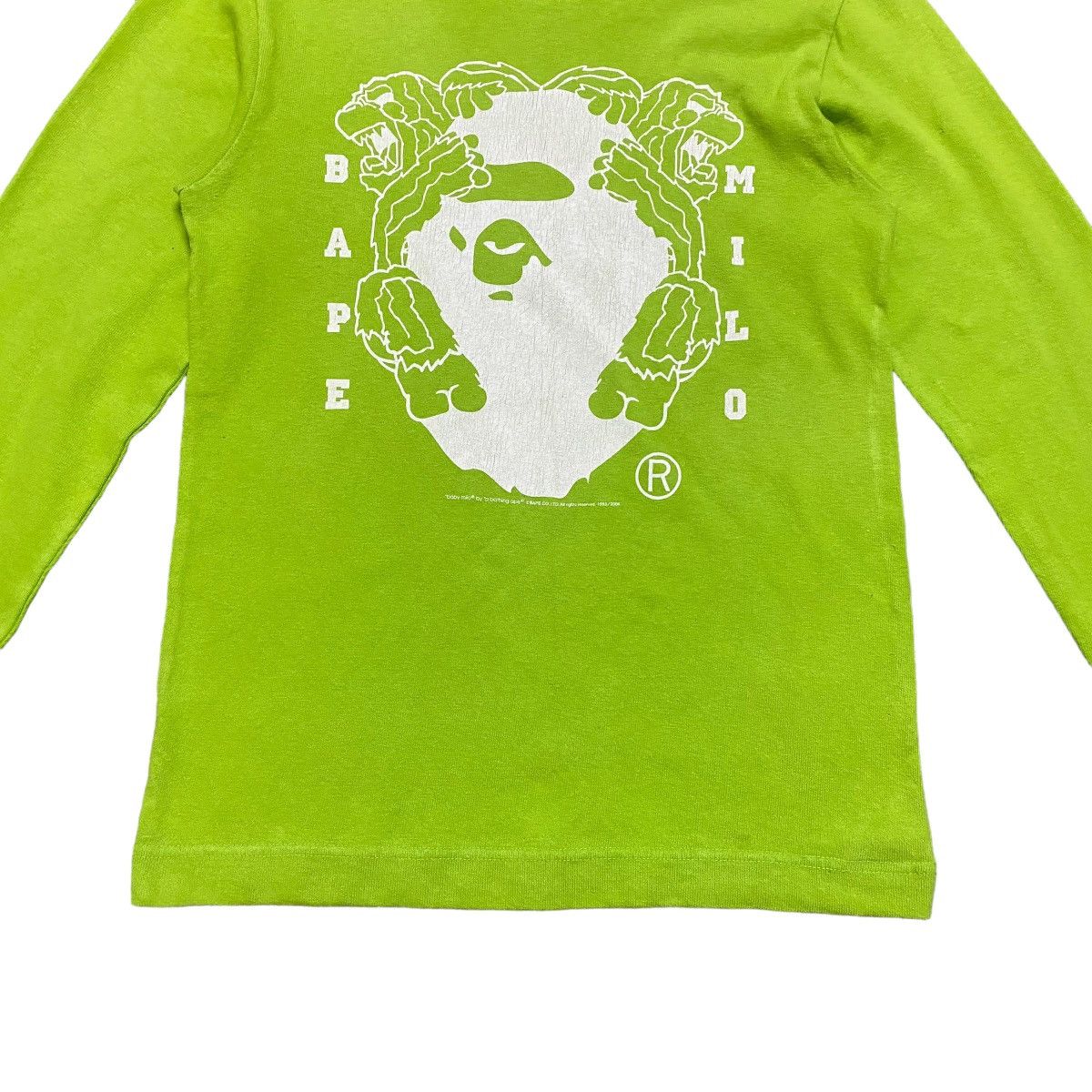 Bape Baby Milo Long Sleeve Tee Size S / US 4 / IT 40 - 4 Thumbnail