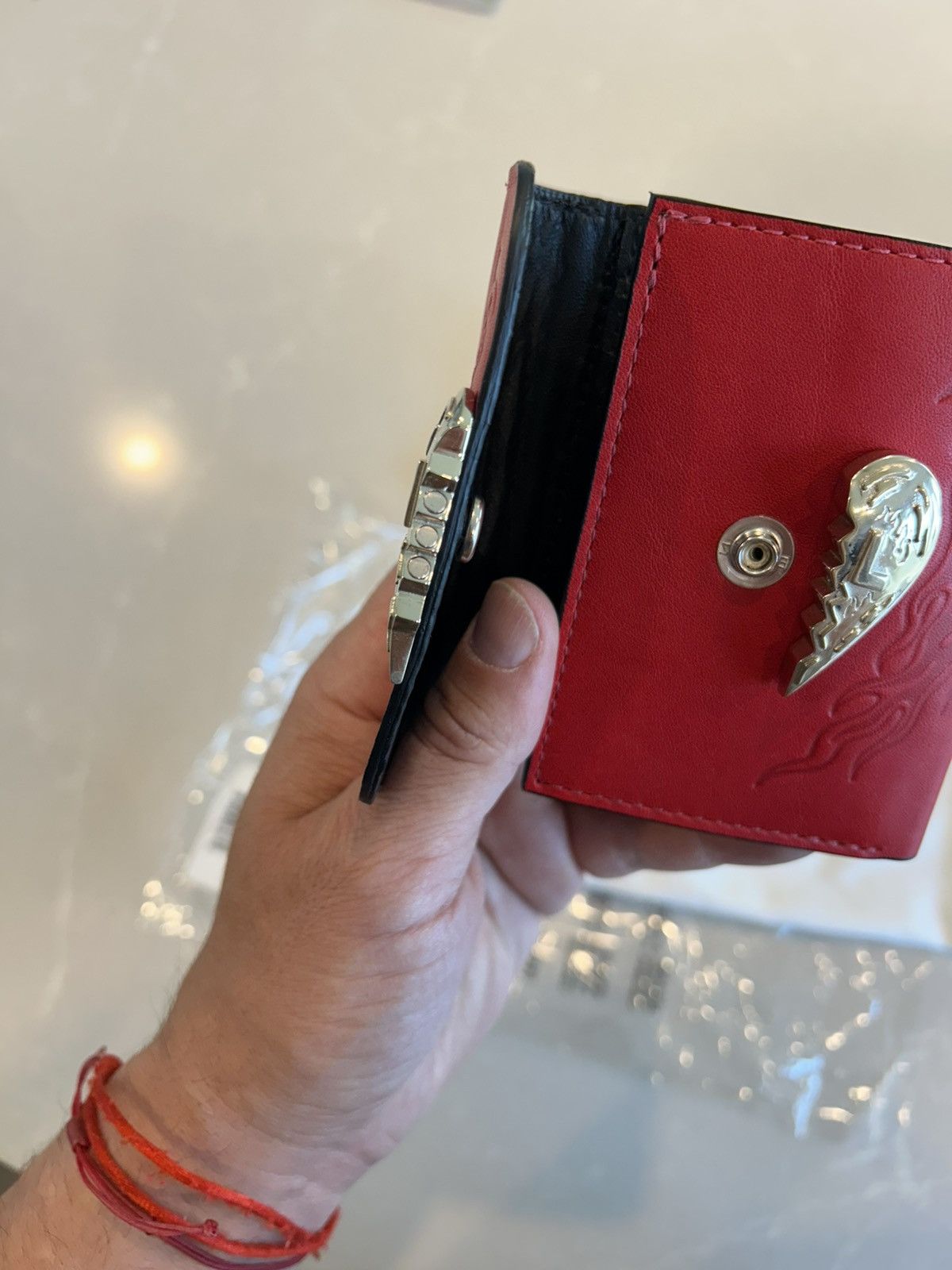 Warren Lotas Warren Lotas “Broken Heart” Wallet Size ONE SIZE - 4 Thumbnail
