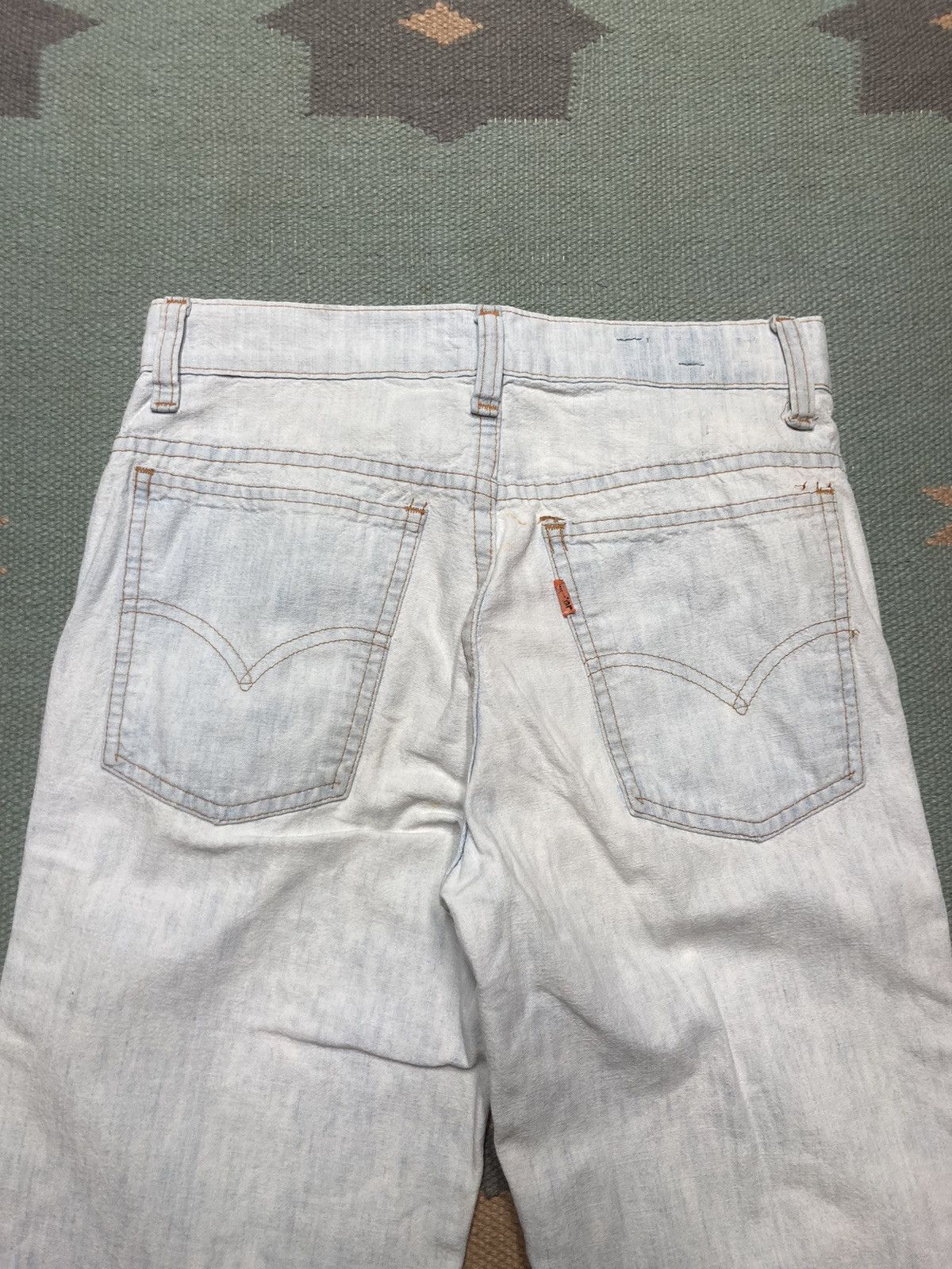 Vintage 70s Levi’s orange tab jeans flare bell bottoms 684 784 27x32 Size 27" / US 4 / IT 40 - 3 Thumbnail