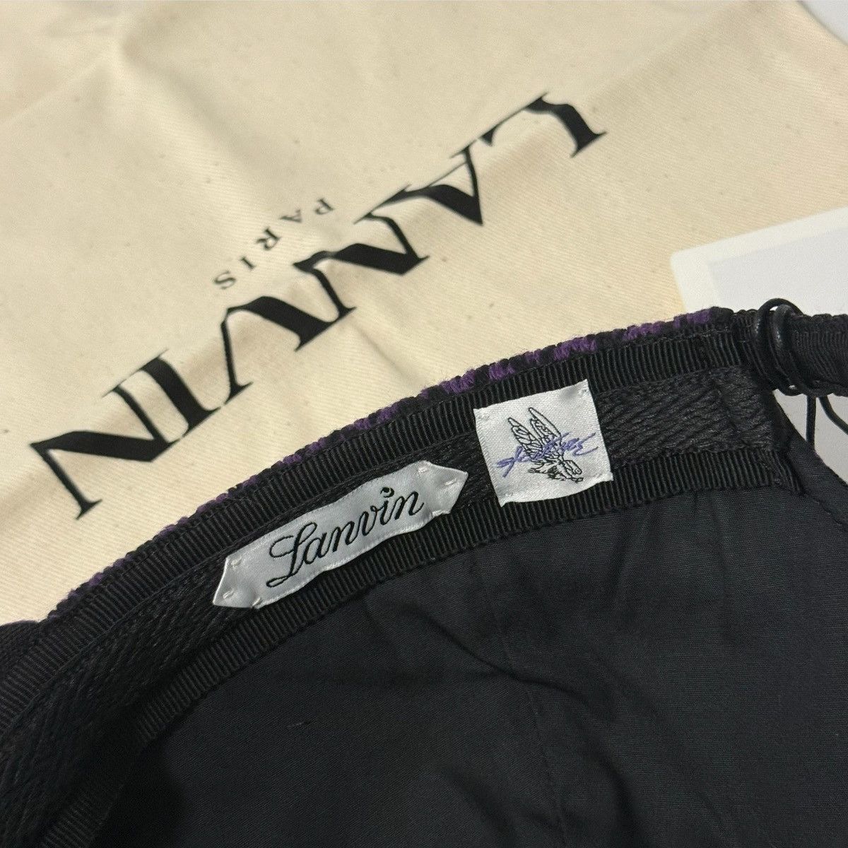 Lanvin Lanvin X Future Curb Cotton Cap Size ONE SIZE - 10 Thumbnail