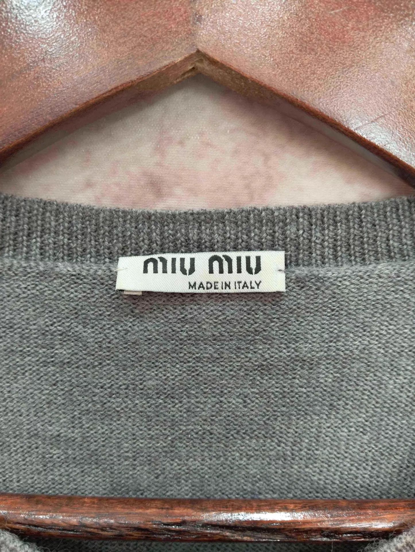 Miu Miu MIU MIU Star Studded Knit Cardigan Size 36 Size XS / US 0-2 / IT 36-38 - 4 Thumbnail