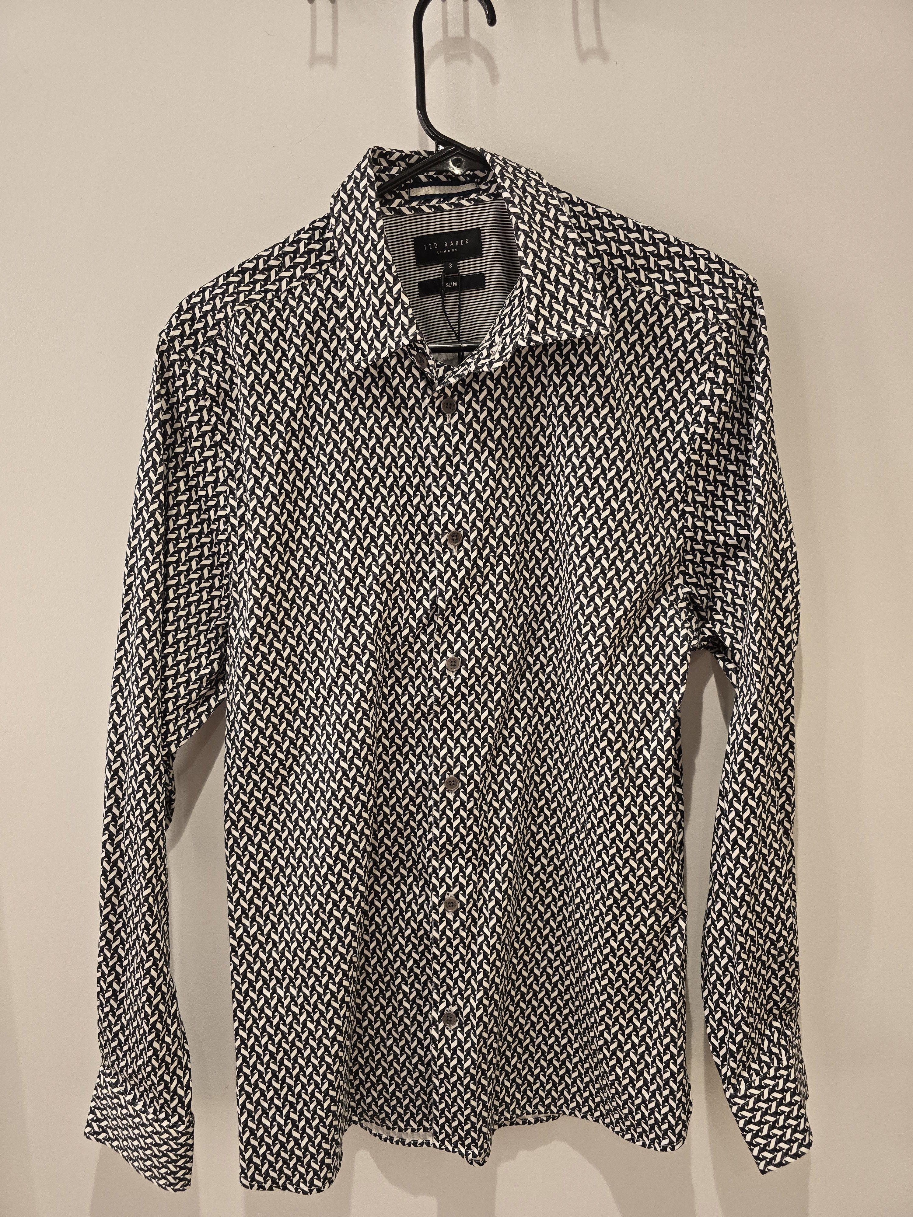 Ted Baker Ted Baker Geometric Buttoned Shirt Size US L / EU 52-54 / 3 - 1 Thumbnail