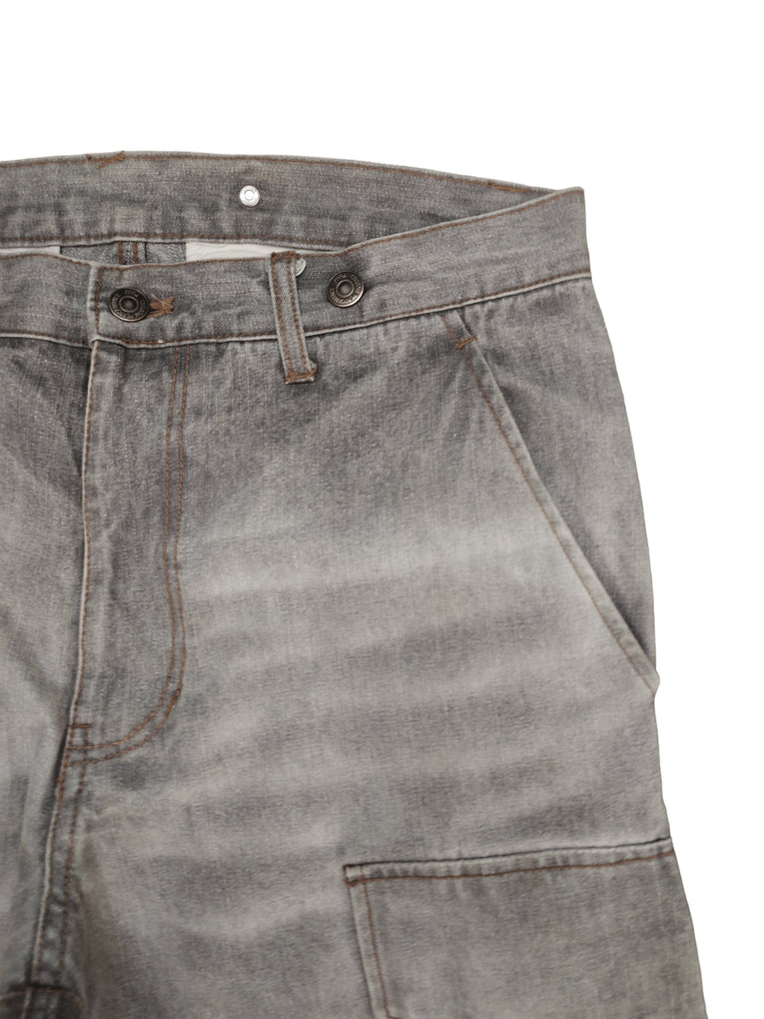 PPFM PPFM Multi Pocket Cargo Denim Baggy Pants Size US 32 / EU 48 - 3 Thumbnail