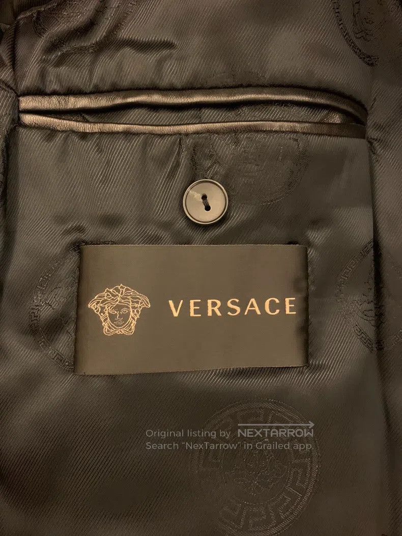 Versace Versace Men's leather clothes Size US XL / EU 56 / 4 - 4 Thumbnail