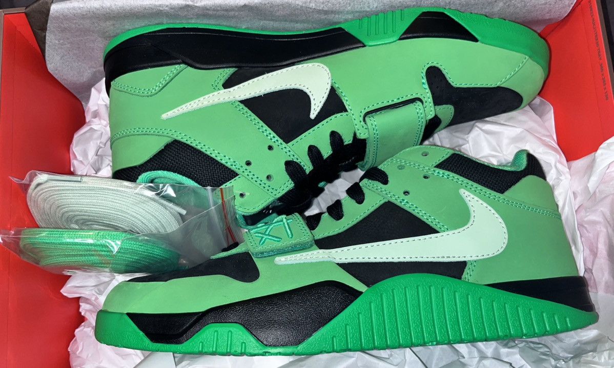 Nike × Travis Scott CJ1 T-REXX “GREEN SPARK” Size US 10 / EU 43 - 12 Thumbnail