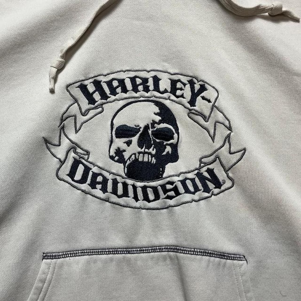 Harley Davidson Harley Davidson Skull Hoodie Size Large Black Harley Tag Size US L / EU 52-54 / 3 - 2 Thumbnail