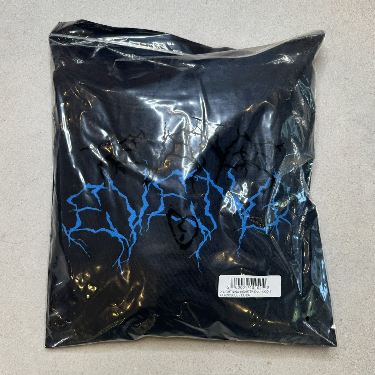 Revenge Revenge X Lightning Heartbreak Hoodie Black/Blue SIZE LARGE Size US L / EU 52-54 / 3 - 3 Thumbnail