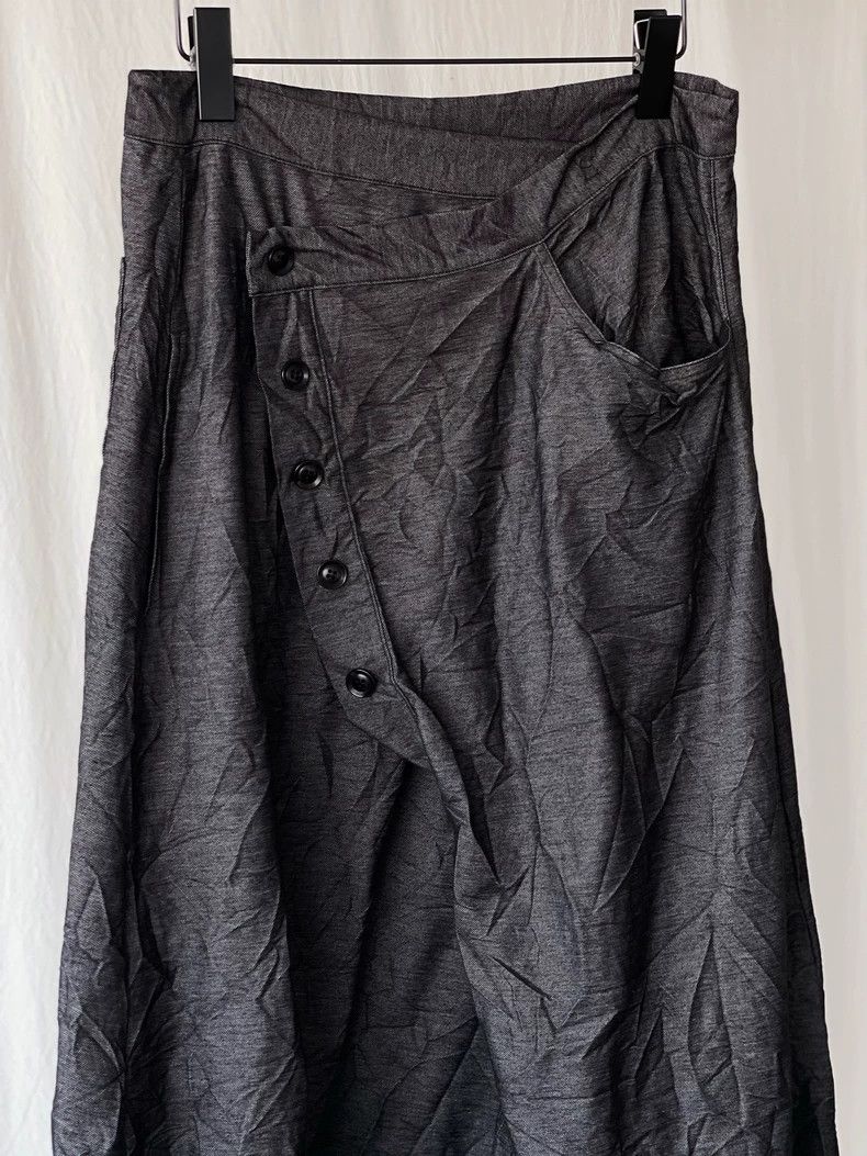 Yohji Yamamoto Yohji Yamamoto size 2 Sharuel silhouette trousers with wri Size US 28 / EU 44 - 5 Thumbnail