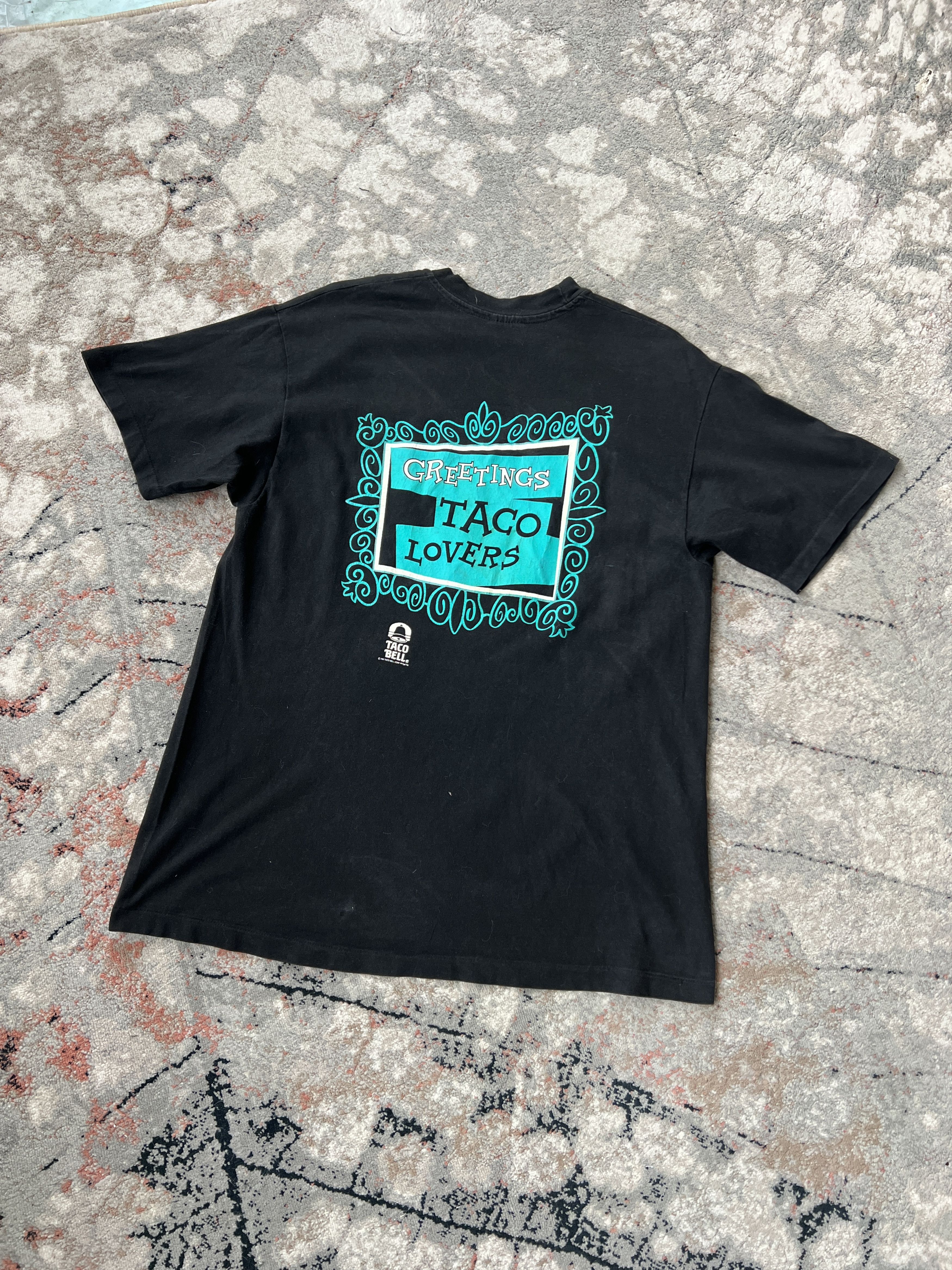 Hanes 1991 Greetings Taco Lovers Vintage Tee Size US L / EU 52-54 / 3 - 8 Thumbnail