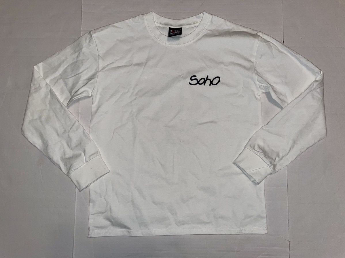 Other Soho NYC Yellow Flowers White Longsleeve Shirt Size Medium Size US M / EU 48-50 / 2 - 2 Thumbnail