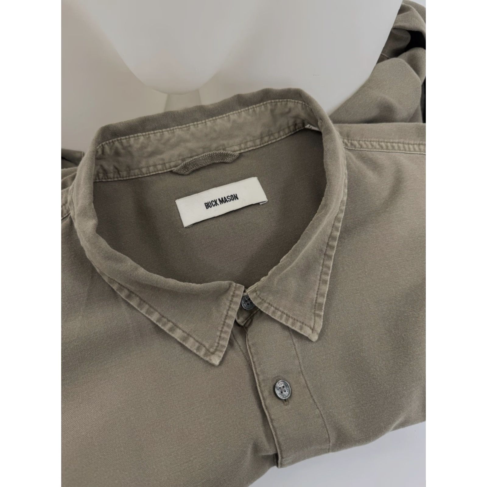 Buck Mason BUCK MASON Military Work Mens XXL Shirt Size US XXL / EU 58 / 5 - 4 Thumbnail