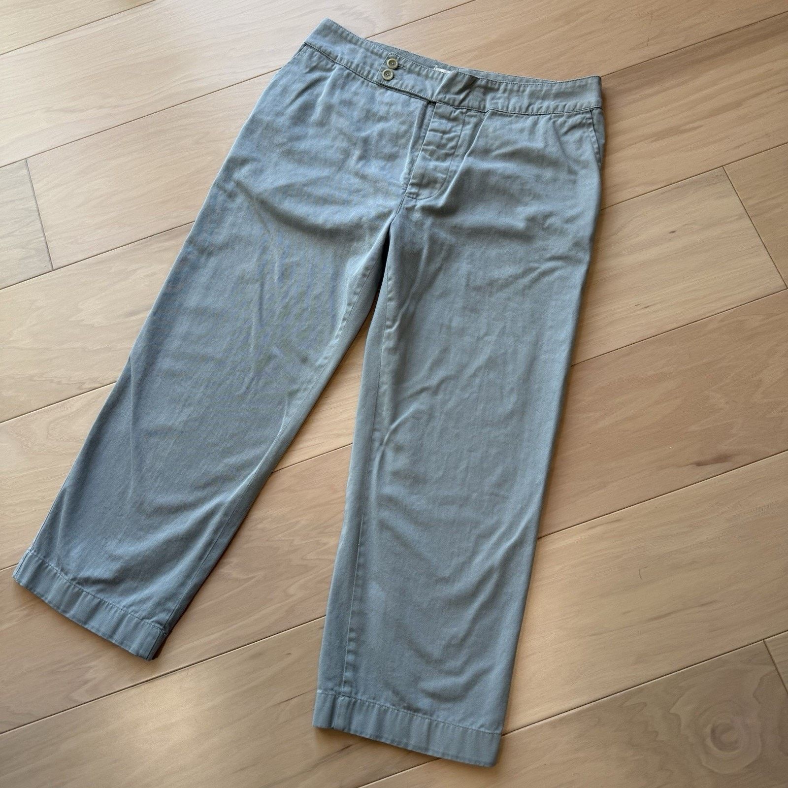 Marni Marni Pants Women's 30 Blue Cropped Chino Casual Minimalist Size 30" / US 8 / IT 44 - 11 Thumbnail