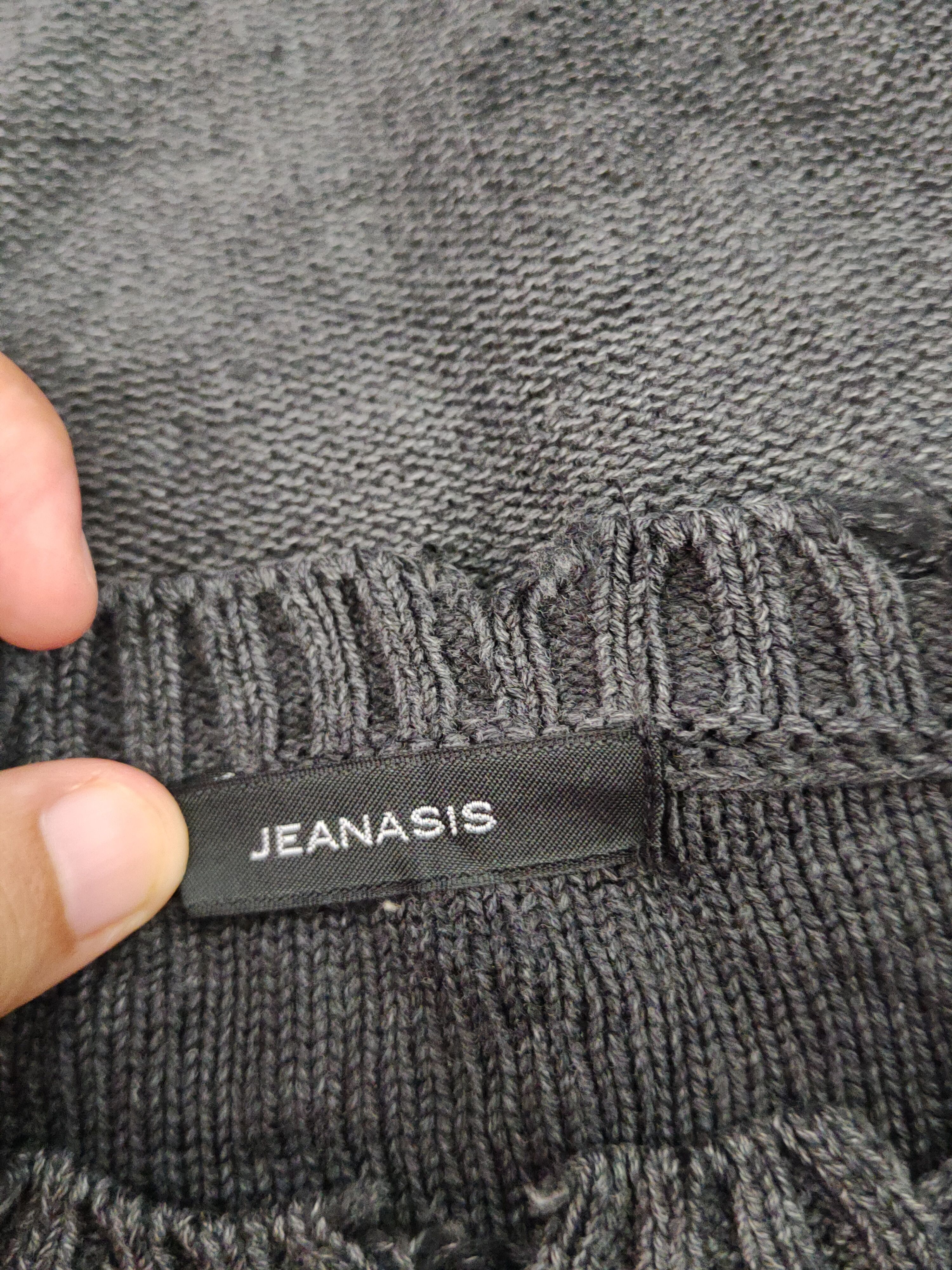 Japanese Brand Jeanasis Black Faded ripped distressed Sweatshirts #S1684 Size US M / EU 48-50 / 2 - 15 Thumbnail