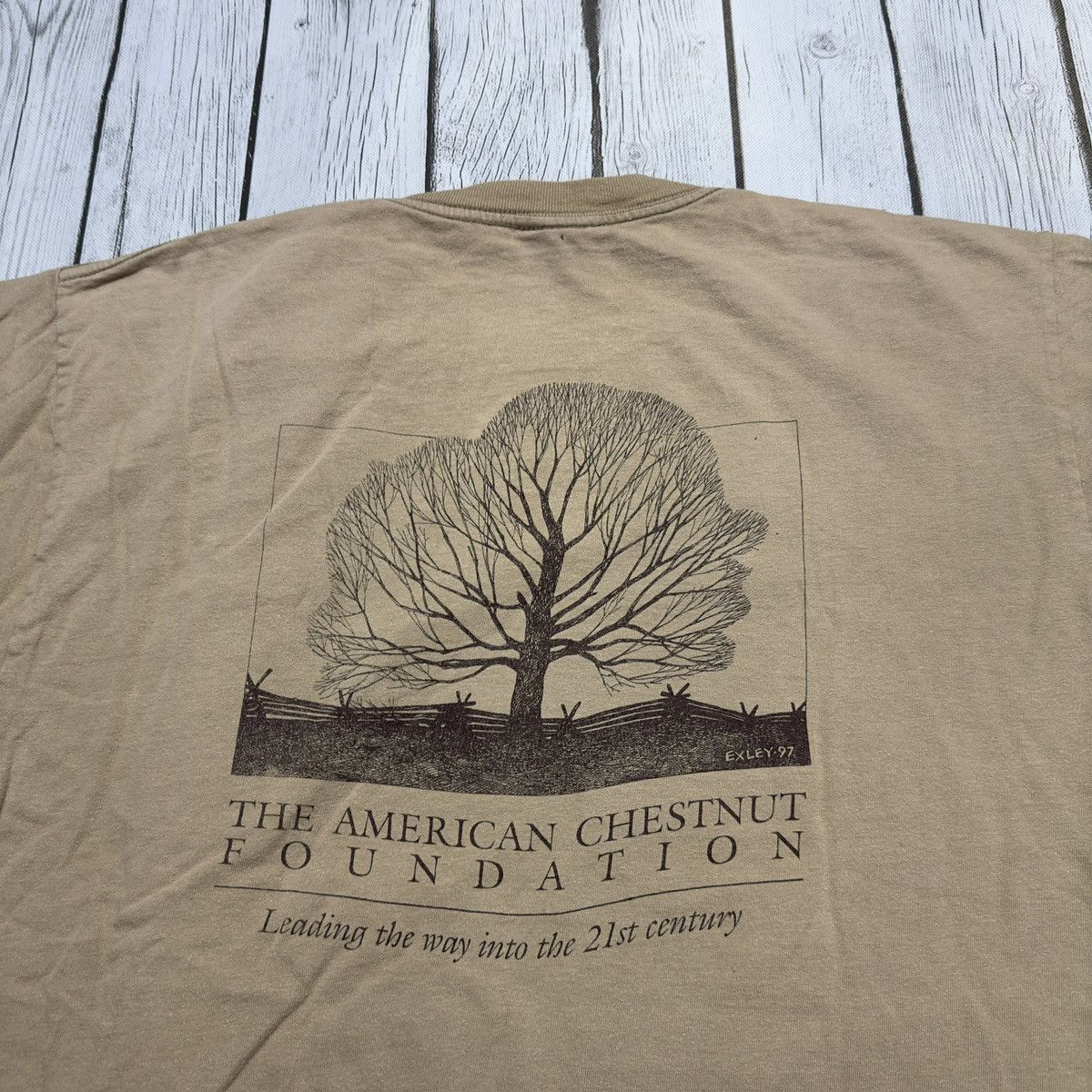 Vintage Vintage American Chestnut Foundation tee Size US L / EU 52-54 / 3 - 3 Thumbnail