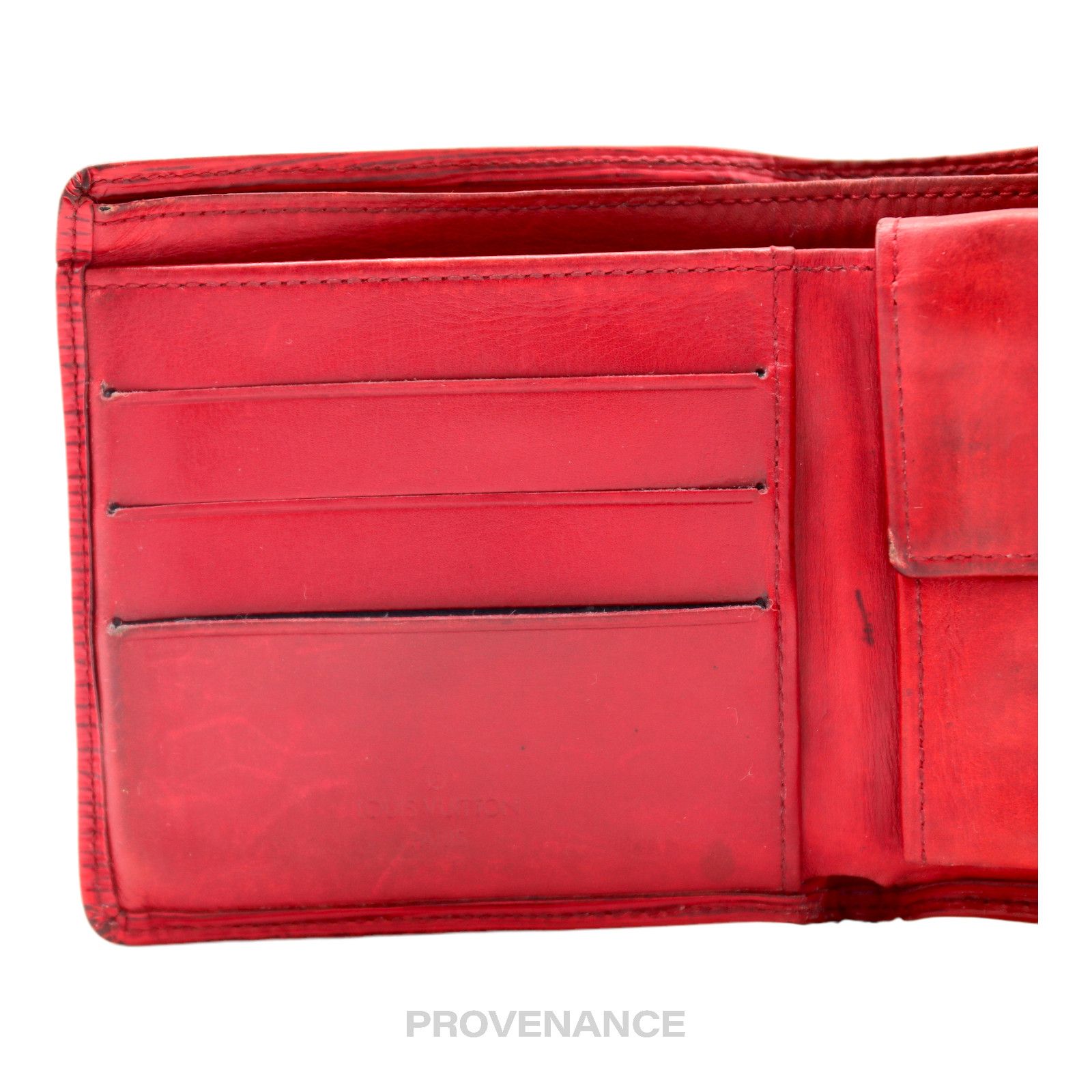 Louis Vuitton 🔴 Louis Vuitton Marco Wallet - Red Epi Leather Size ONE SIZE - 7 Thumbnail
