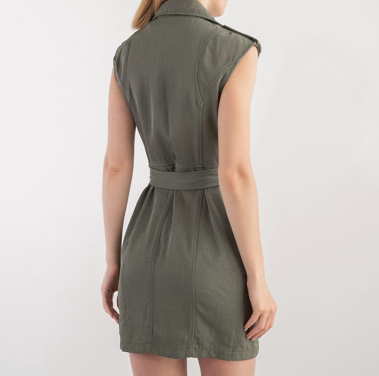 Alexander Wang Alexander wang military style dress full zipper Size S / US 4 / IT 40 - 2 Thumbnail