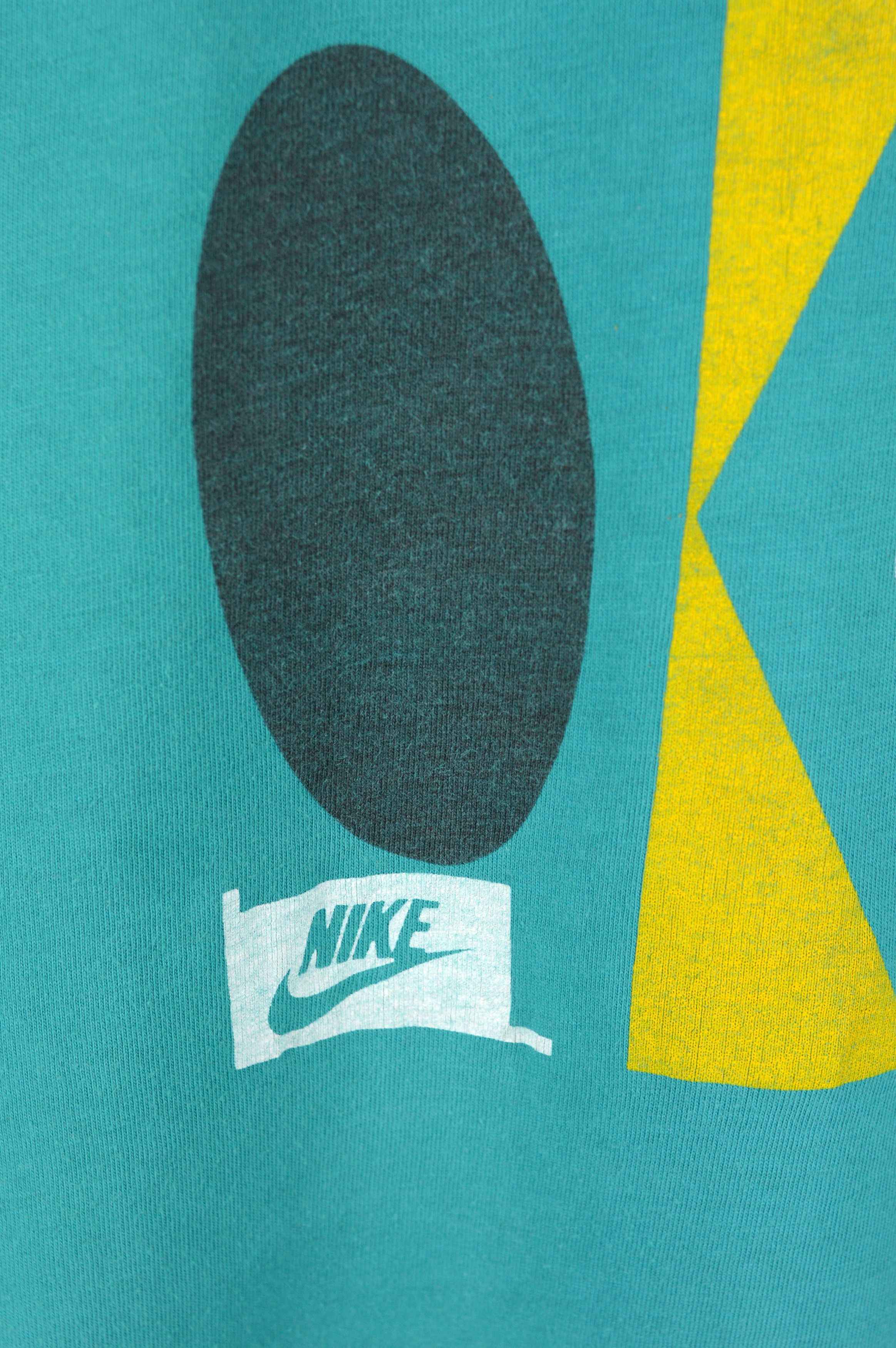 Nike Vintage Nike Blue Tag 80s t shirt Size US M / EU 48-50 / 2 - 3 Thumbnail
