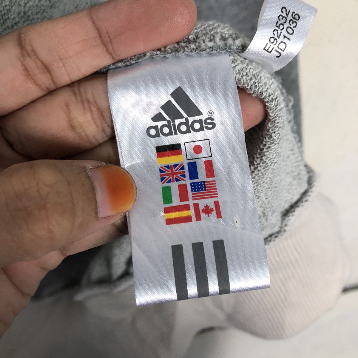 Adidas 📌Rich Grey Vintage Zipper Jacket Adidas Size US M / EU 48-50 / 2 - 23 Thumbnail