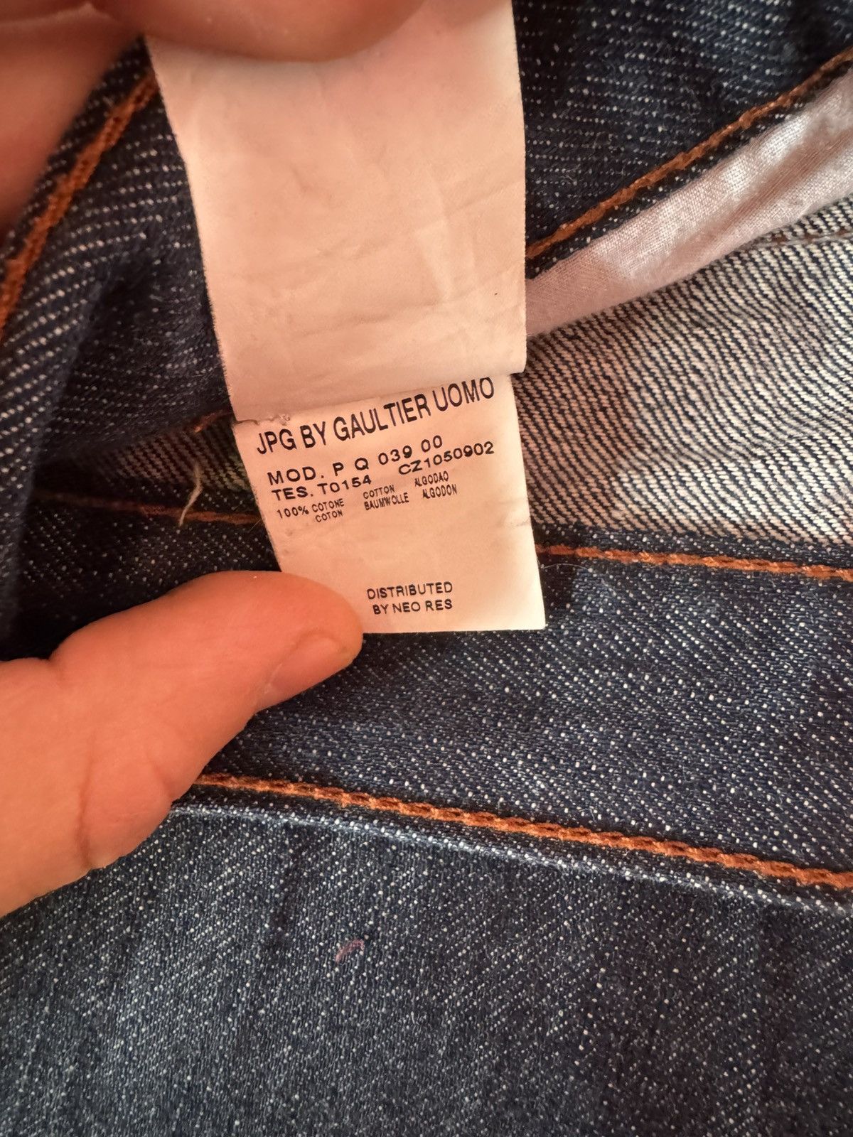 Jean Paul Gaultier Jean Paul Gaultier jeans Size US 31 - 7 Thumbnail
