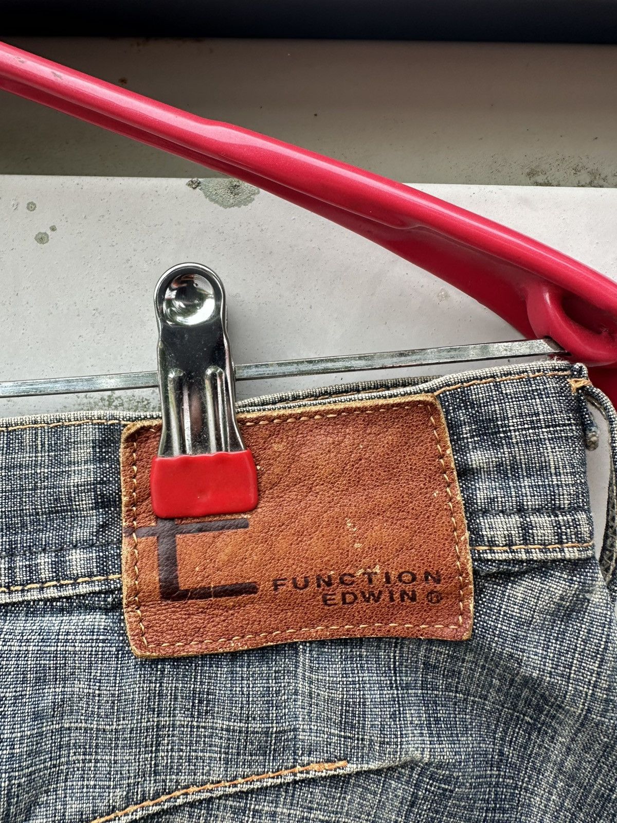 Edwin 👹Vintage Edwin E-Function Straight Cut Baggy Jeans Size US 28 / EU 44 - 9 Thumbnail