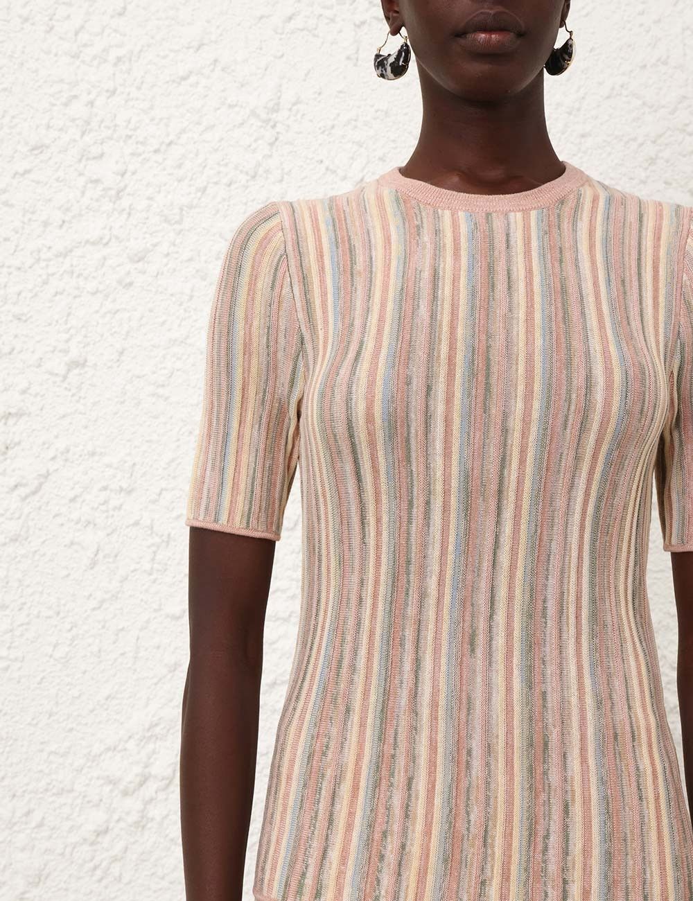 Zimmermann oc11z0226 Illuminate Mouline T-Shirt In Multicolor Size S / US 4 / IT 40 - 6 Thumbnail