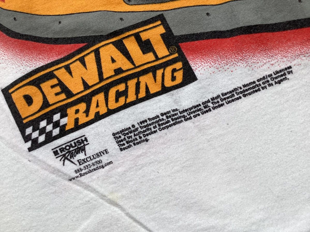 NASCAR × Vintage VTG 99 Dewalt racing Matt Kenseth #17 NASCAR AOP 2 sided Tee Size US XL / EU 56 / 4 - 5 Thumbnail