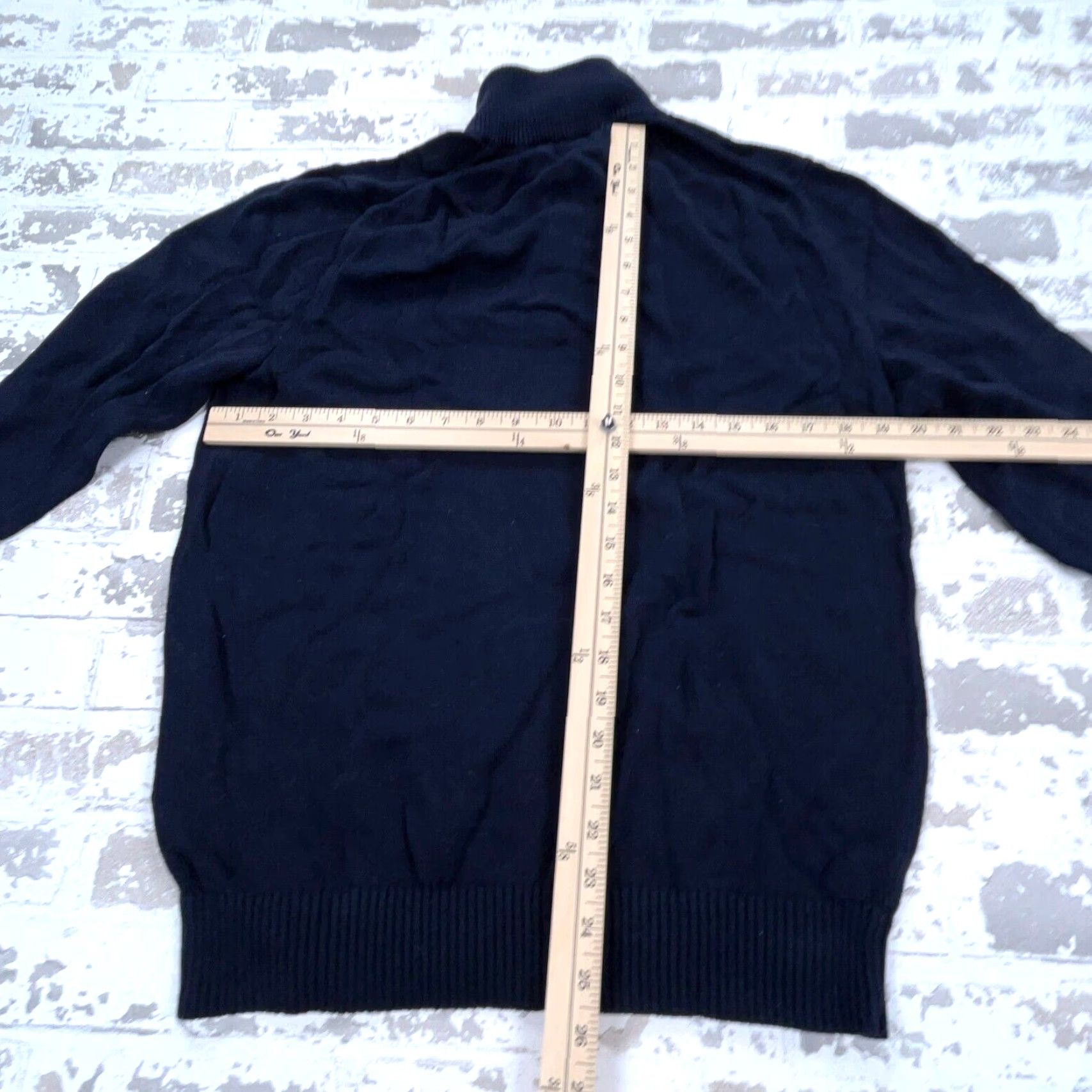 Banana Republic Banana Republic Sweater Men Medium Navy Blue Henley Knit Pullover Heavy Sailor Size US M / EU 48-50 / 2 - 7 Thumbnail