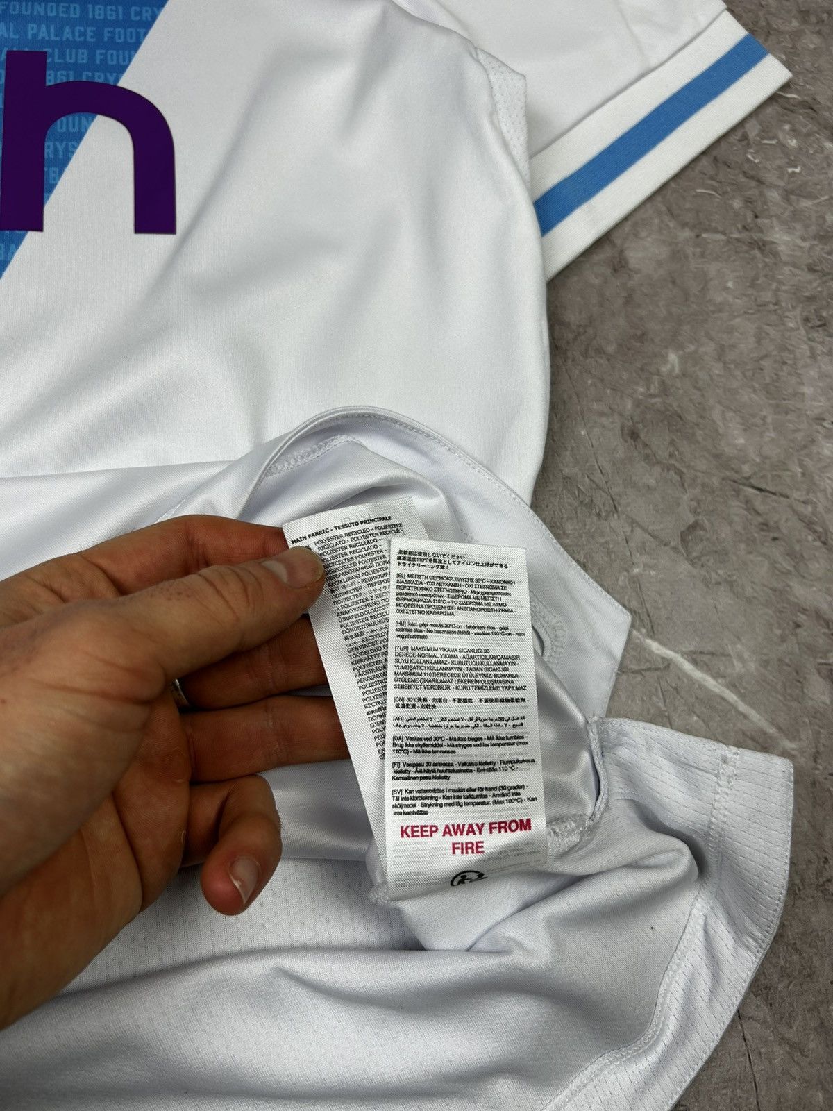 Macron Macron Crystal Palace Jersey Size M Size US M / EU 48-50 / 2 - 8 Thumbnail