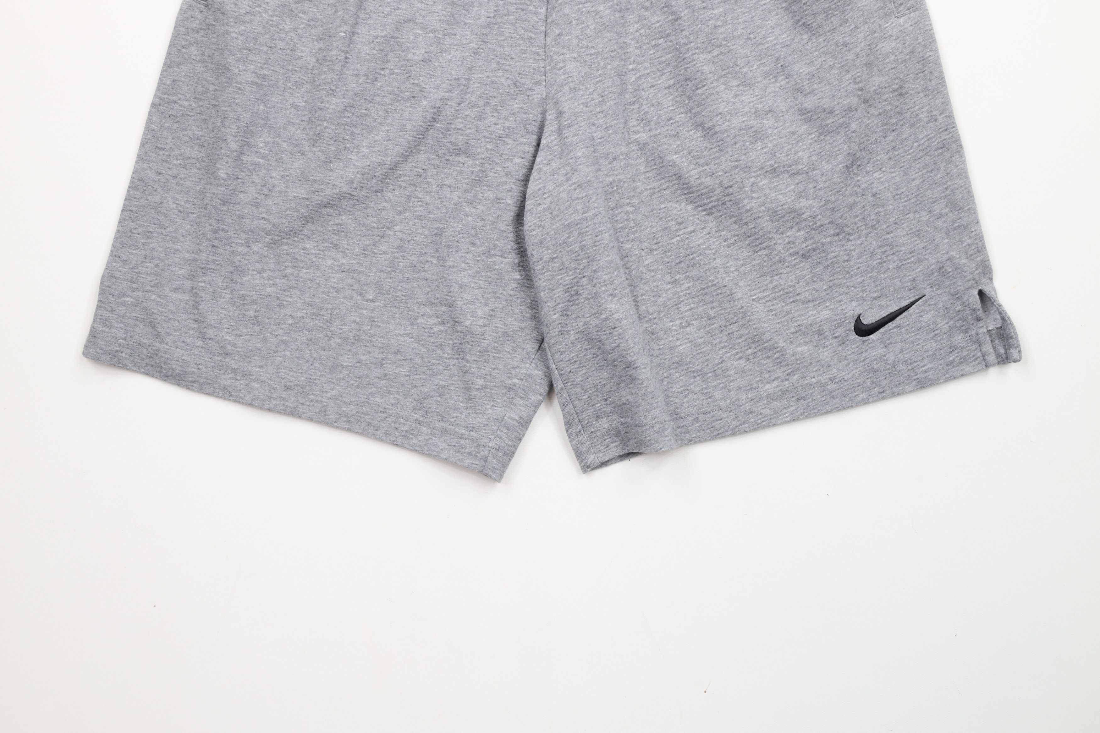 Nike × Vintage Vintage Nike Mini Swoosh Above Knee Shorts Heather Gray Size US 32 / EU 48 - 4 Thumbnail