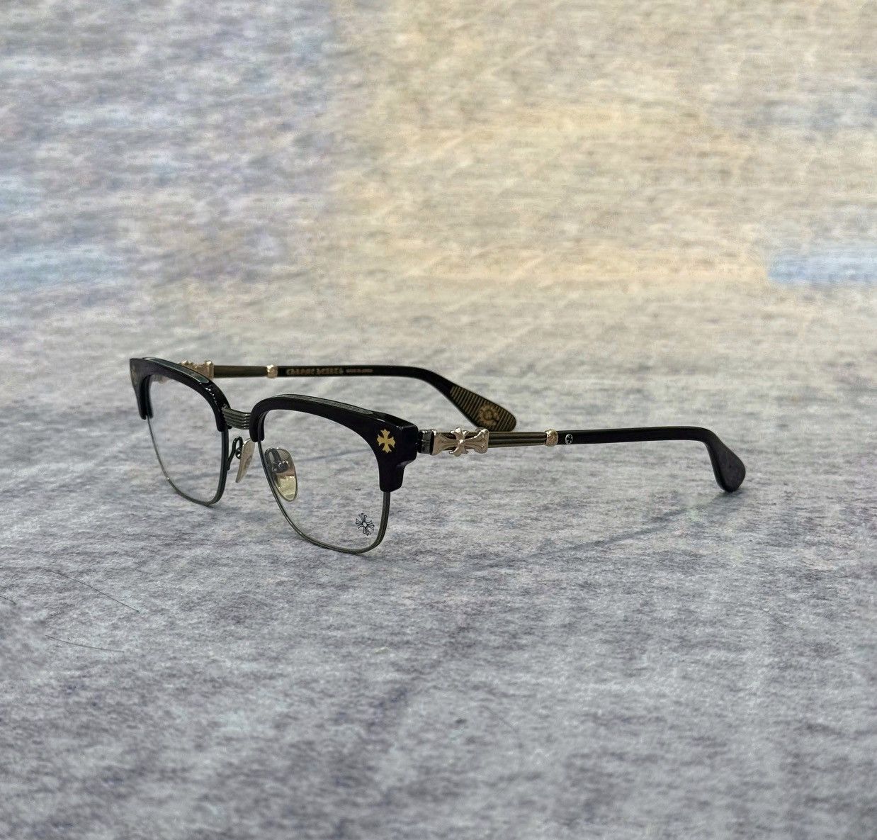Chrome Hearts CHROME HEARTS BONENNOISSEUR II CLASSIC BROWN/ANTIQUE GOLD Size ONE SIZE - 1 Thumbnail