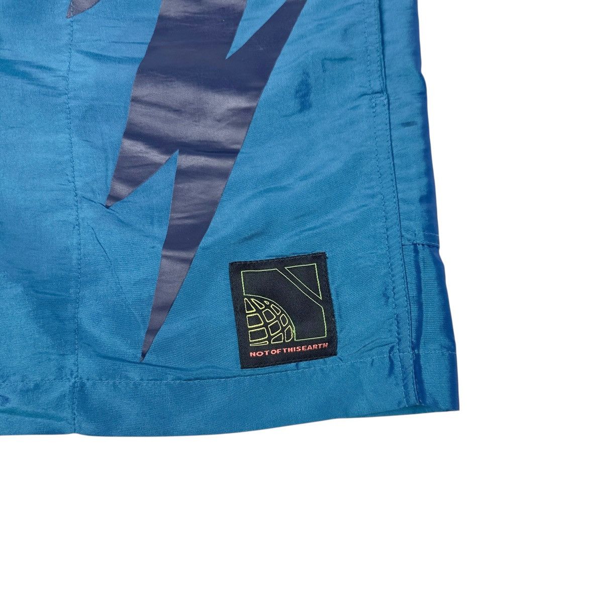 Pacsun Not Of This Earth Blue Climber Shorts Tracey Mills PACSUN Size US 31 - 2 Thumbnail
