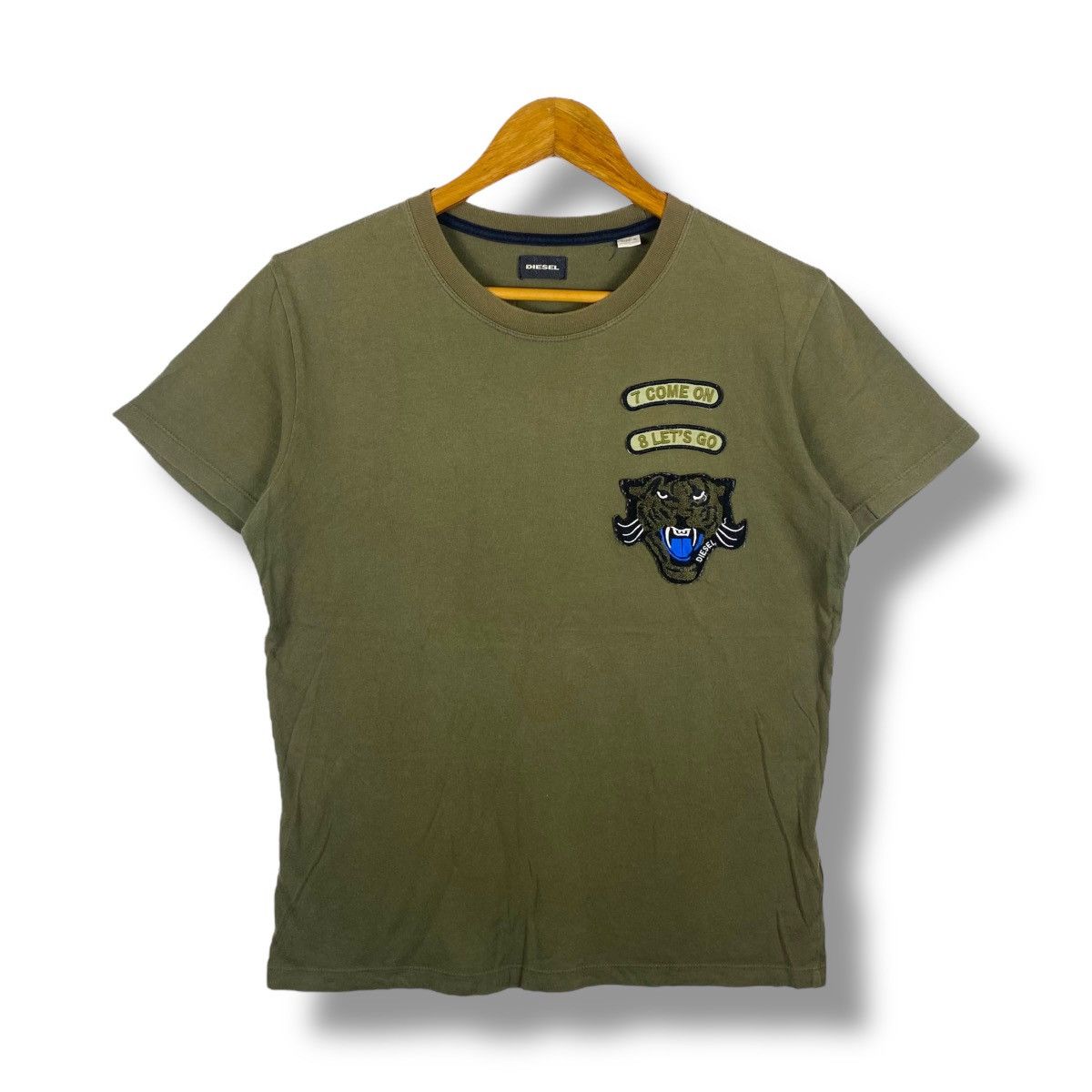 Diesel DIESEL Military Style Tee Shirt Medium Size Size US M / EU 48-50 / 2 - 1 Thumbnail