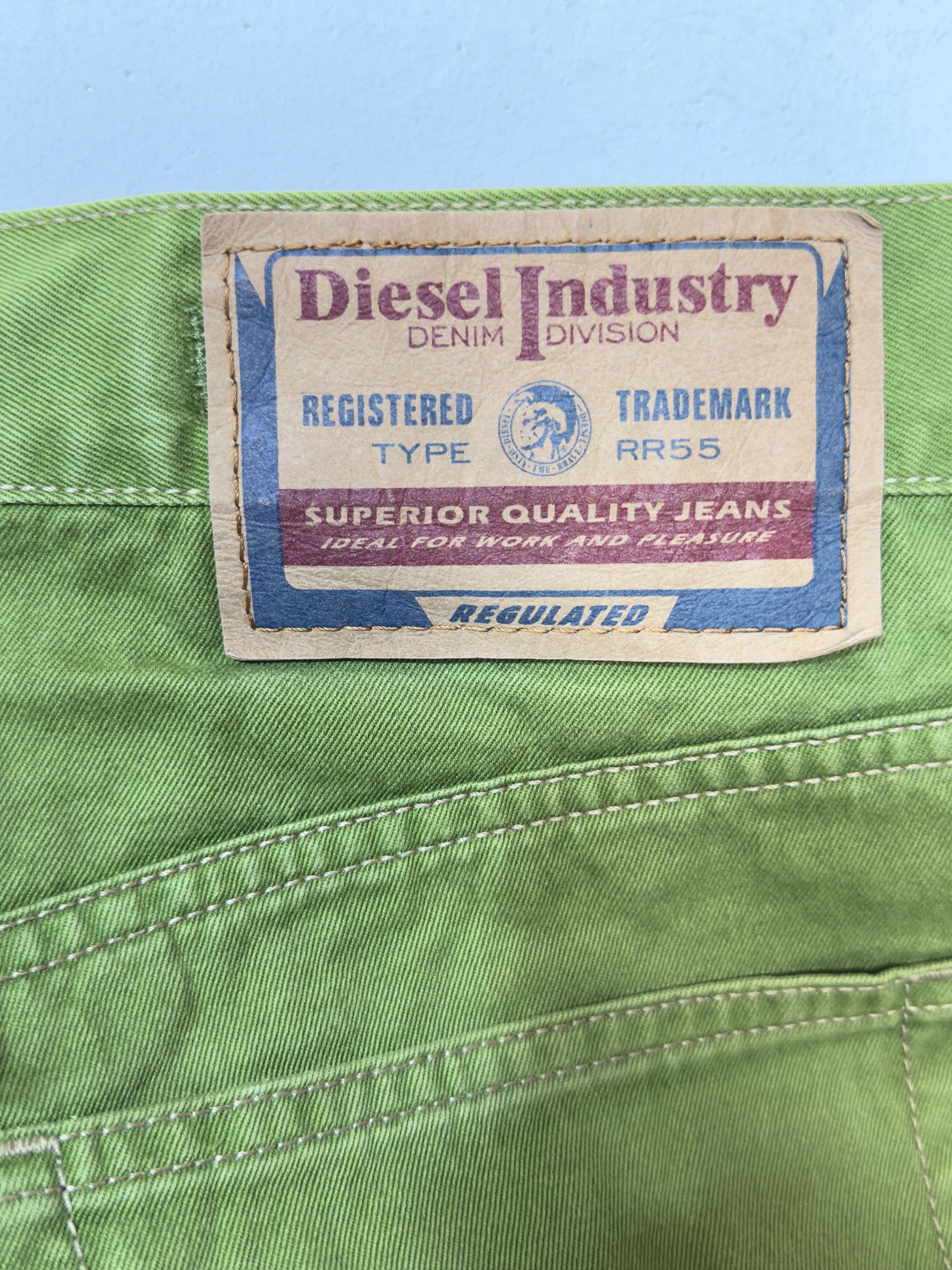 Diesel Vintage Diesel italy shorts denim jeans green Size US 29 - 8 Thumbnail