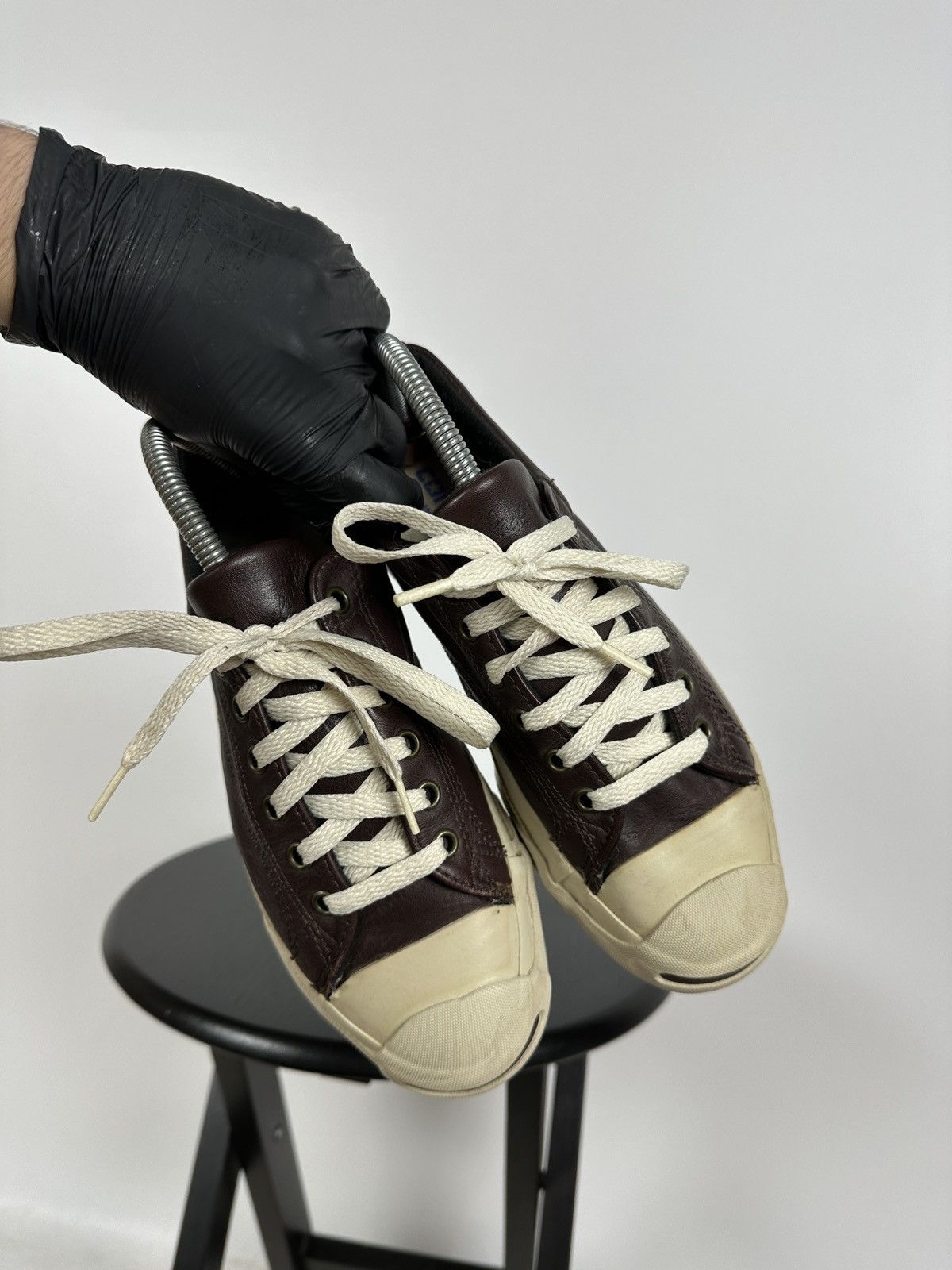 Converse Vintage Converse Jack Purcell Leather Made In USA Sneakers Size US 5.5 / EU 38 - 11 Thumbnail