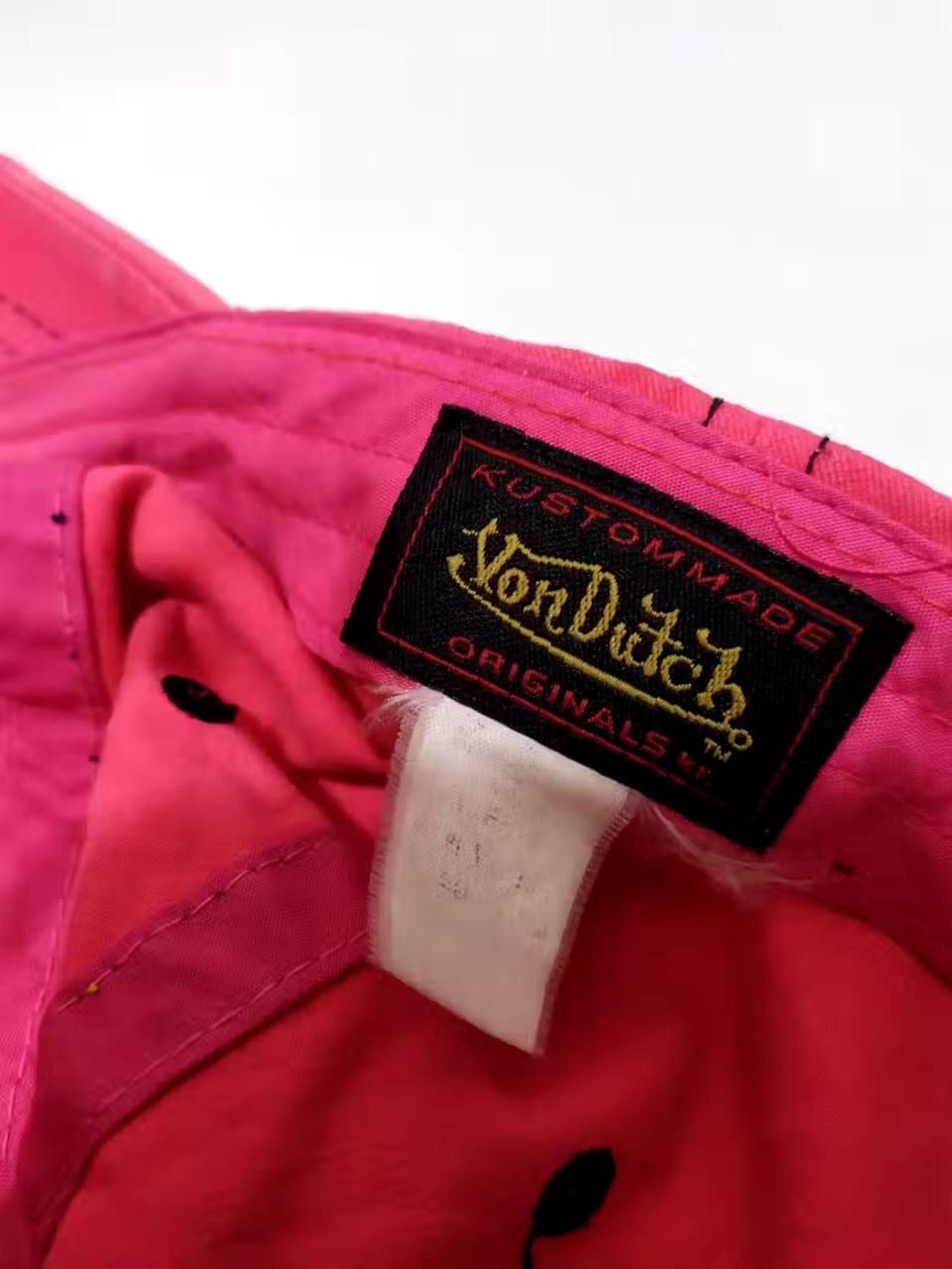 Von Dutch Von Dutch Distressed Pink Hats Size ONE SIZE - 8 Thumbnail