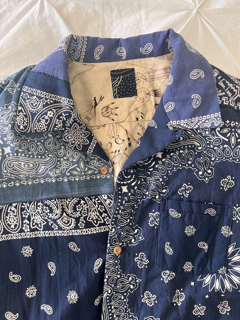 Visvim ICT Wallis down bandana shirt Size US XL / EU 56 / 4 - 4 Thumbnail
