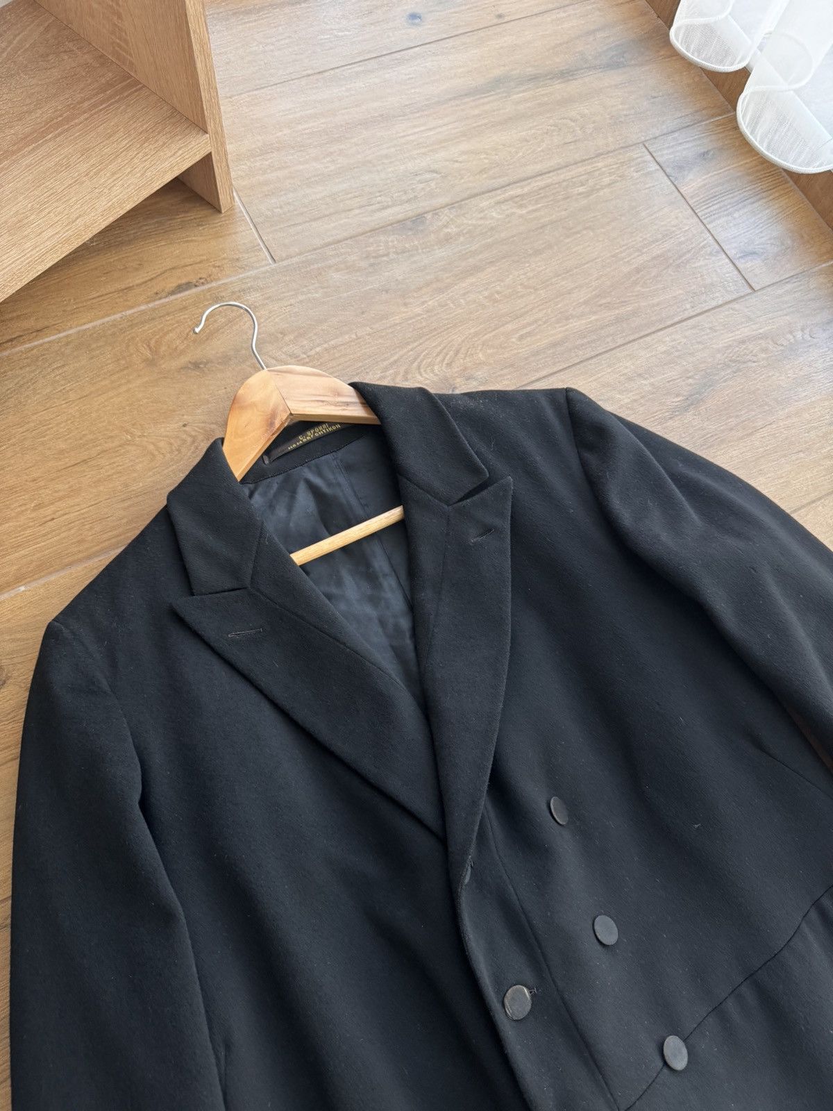 Vintage Vintage Black Frock Coat Elegance 50s Double-Breasted Jacket Size US M / EU 48-50 / 2 - 7 Thumbnail