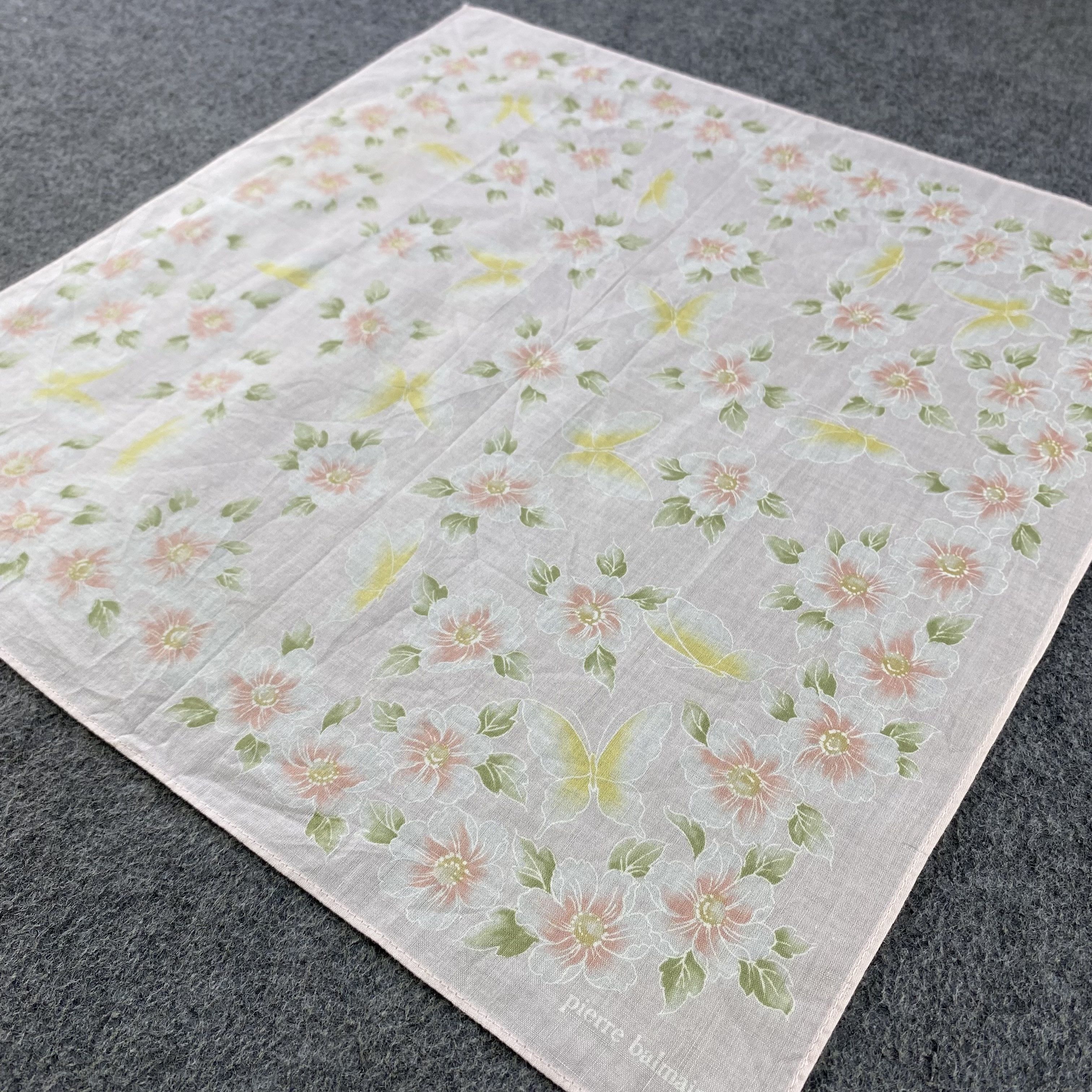 Pierre Balmain × Vintage Pierre Balmain Handkerchief/Neckerchief/Bandana HC874 Size ONE SIZE - 2 Thumbnail