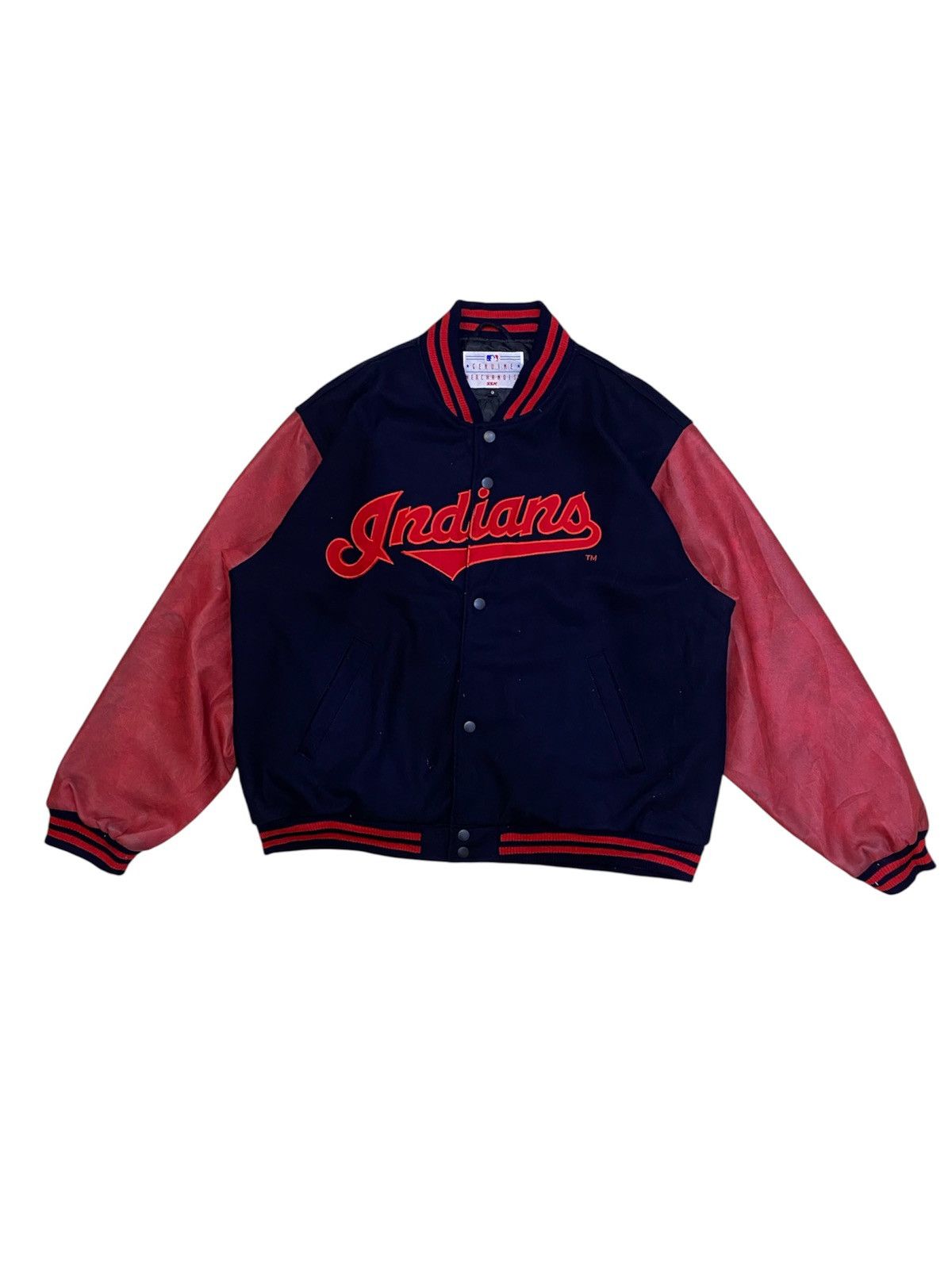 MLB Indians Majestic Baseball Bomber Size US L / EU 52-54 / 3 - 1 Thumbnail