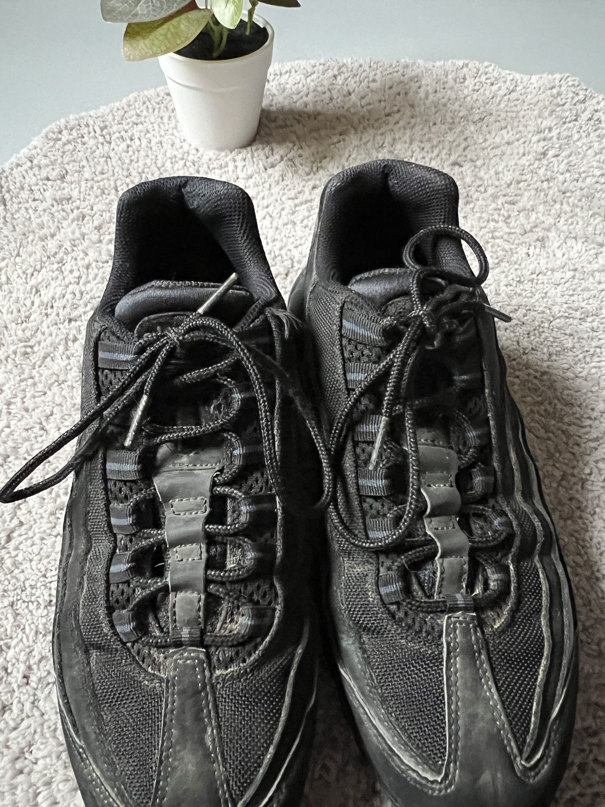Black Shoes Nike Air Max 95 Essential Triple