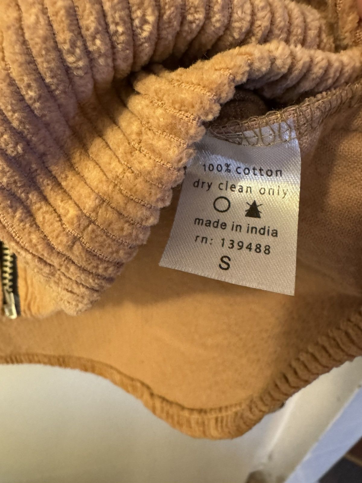 MNML MNML Corduroy Oversized Zip Up Shirt Size Small Size US S / EU 44-46 / 1 - 6 Thumbnail