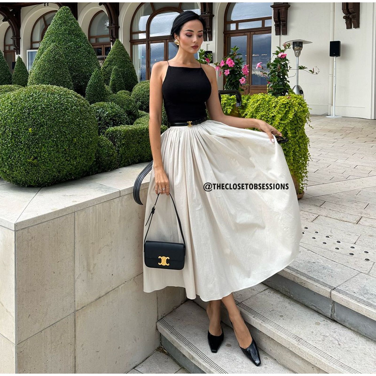 Zara ZARA BLOGGER FAVE!!! women's Ecru Voluminous Skirt NWT Size 30" / US 8 / IT 44 - 4 Thumbnail